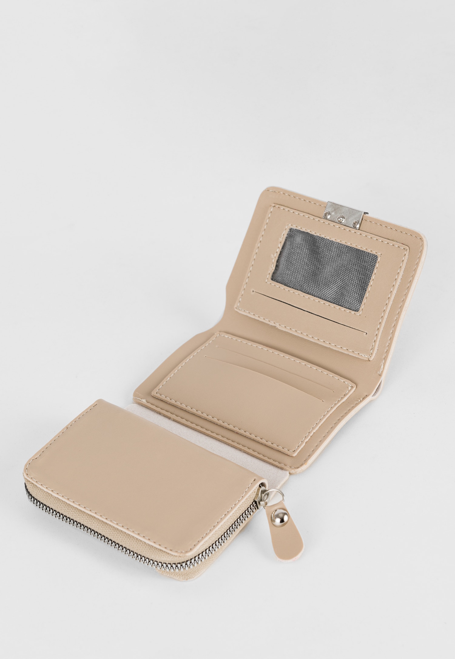 WJS niewielki różowy portfel damski