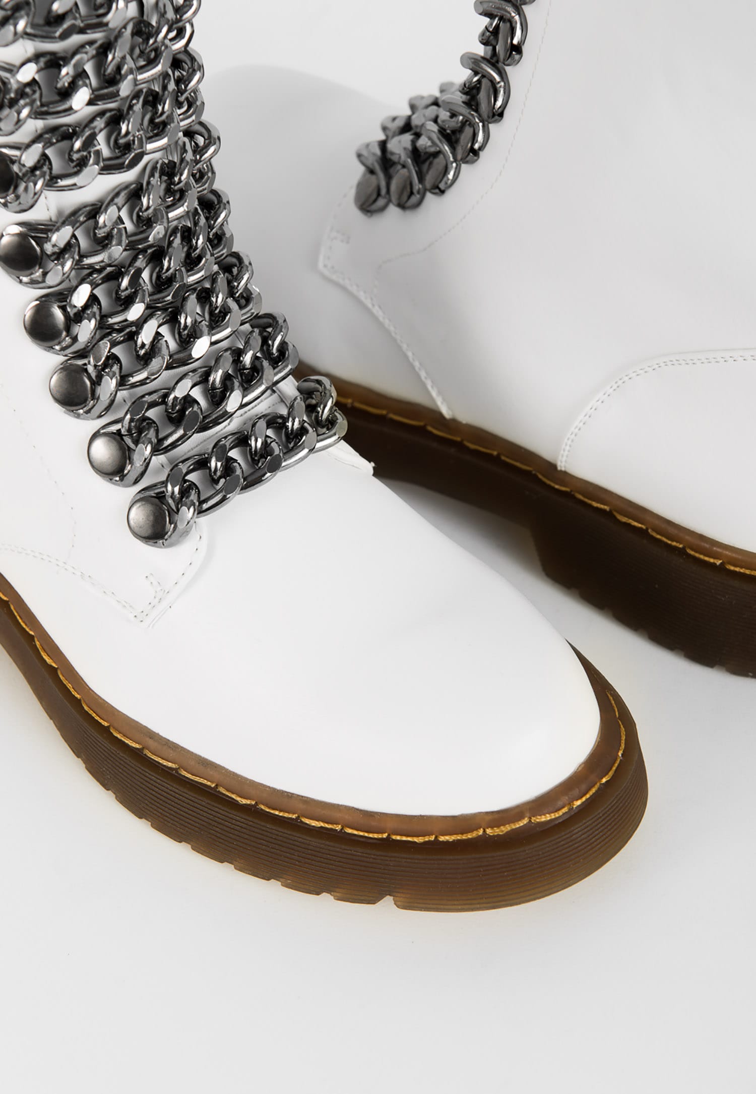 WJS oryginalne białe trzewiki damskie