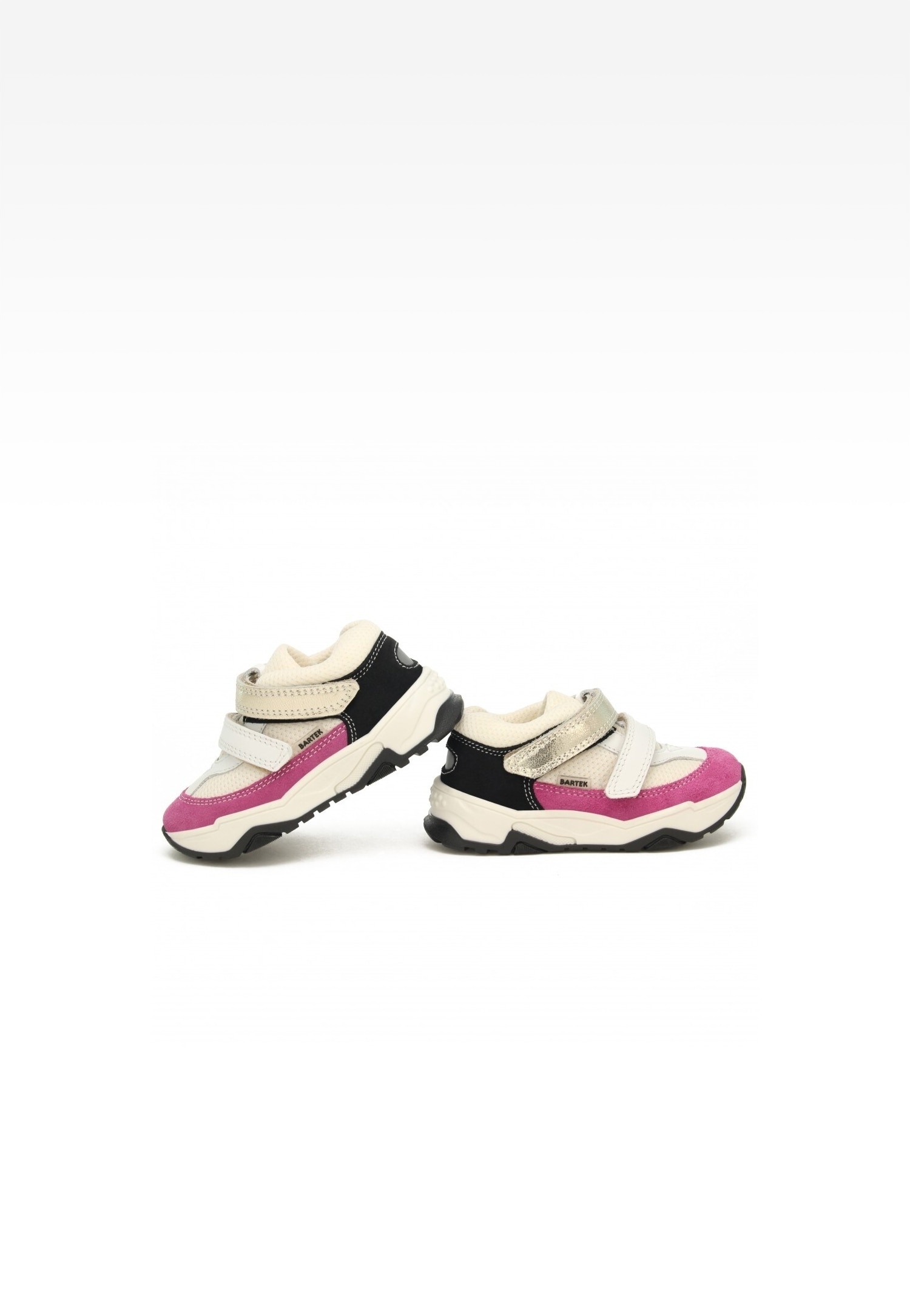 Sneakers BARTEK 11131026, dla chłopców, biało-zielony