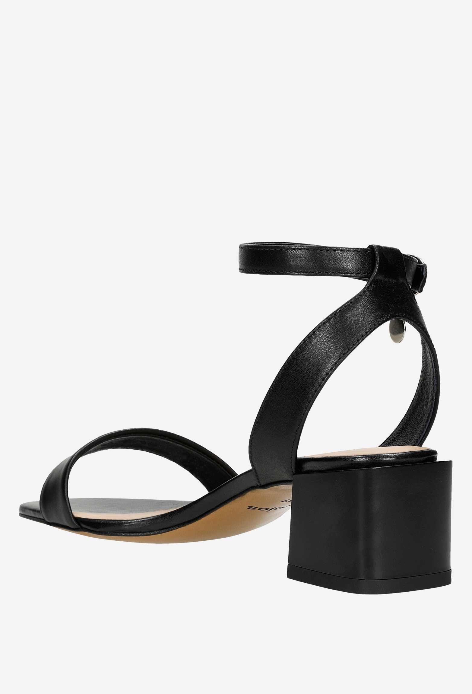 Czarne sandały damskie w stylu formal