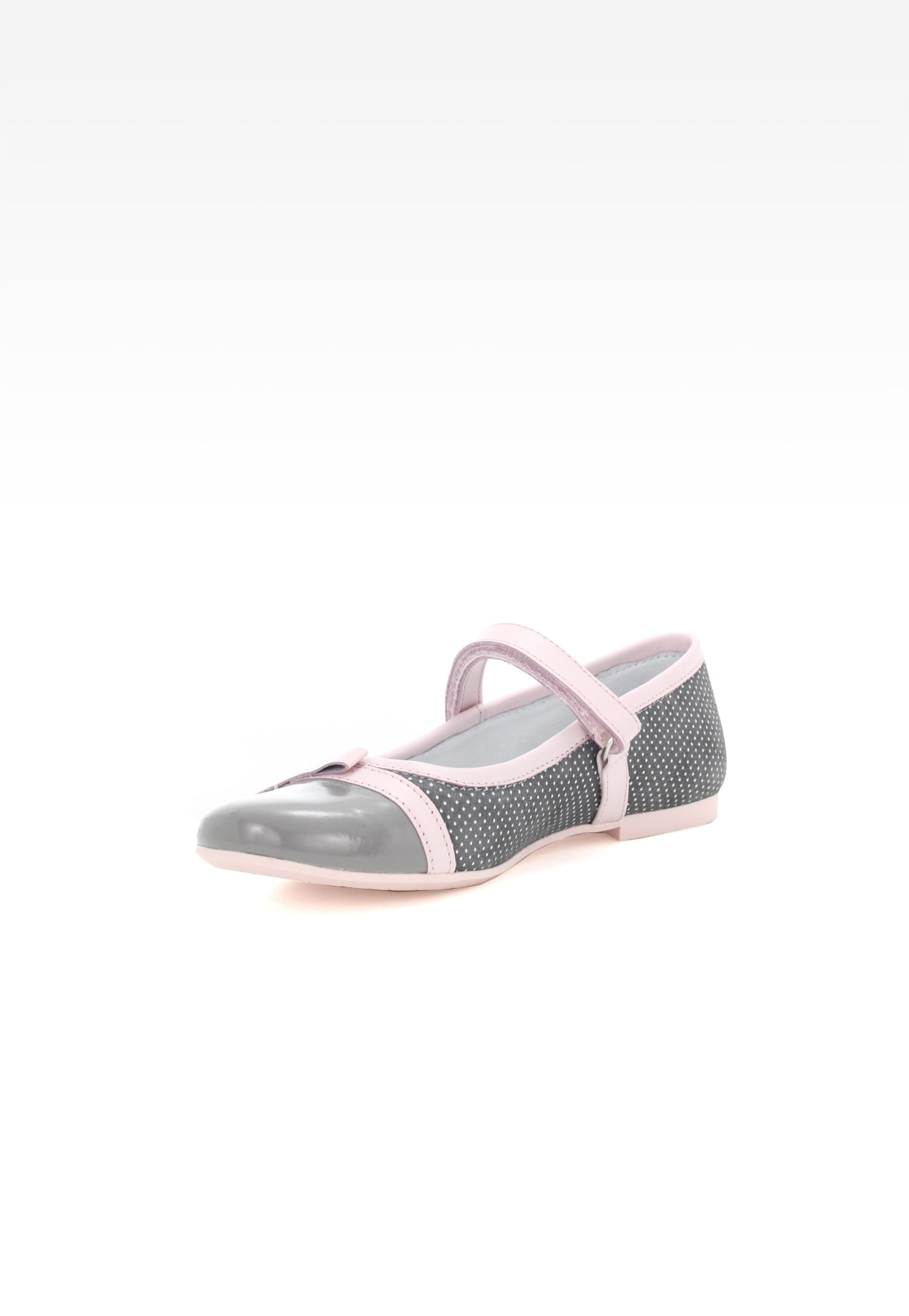 Komunijne, do komunii BARTEK T-18655/1G7, dla dziewcząt, szaro-różowy