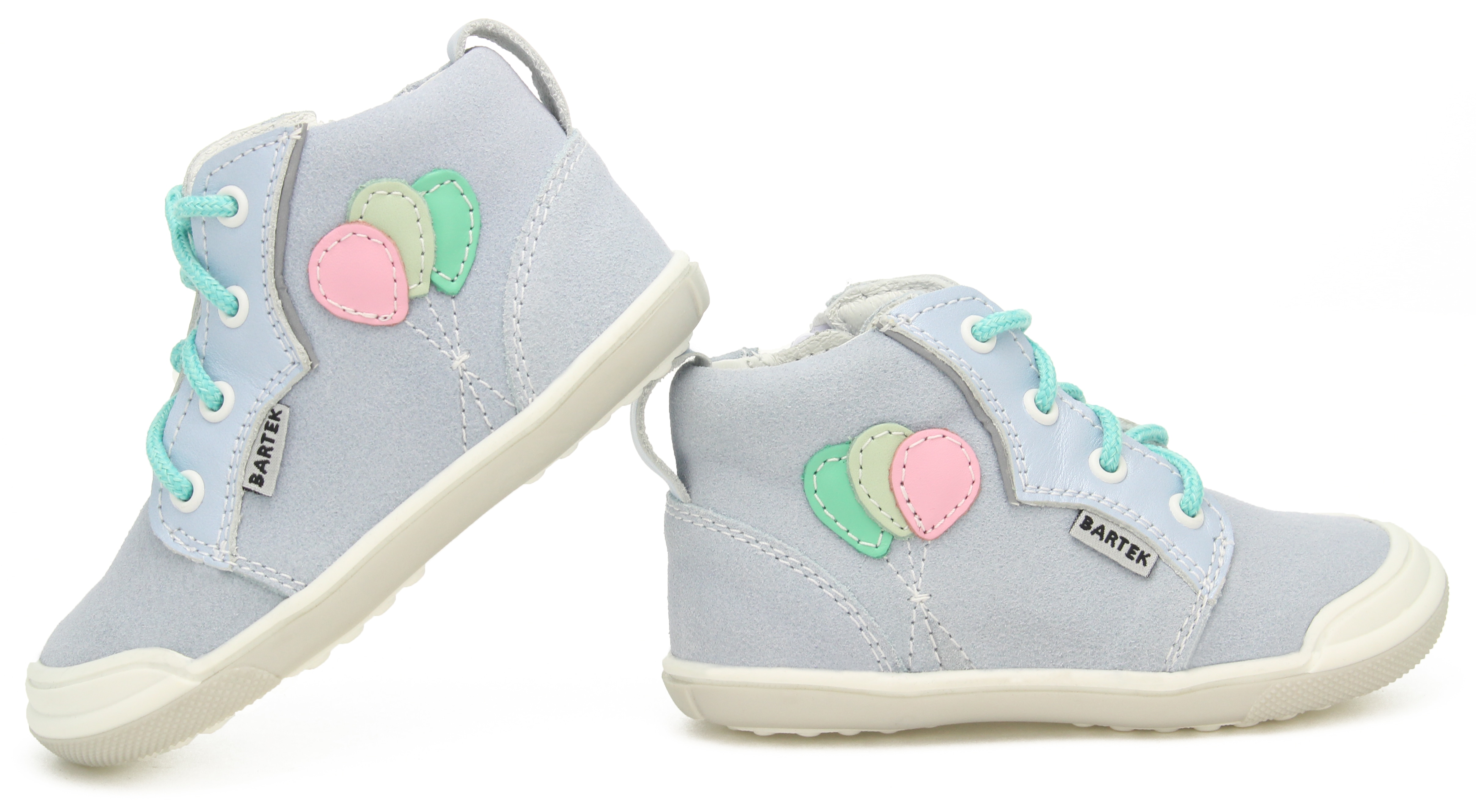 Trzewiki BARTEK 81844-001, dla dziewcząt, turkusowy