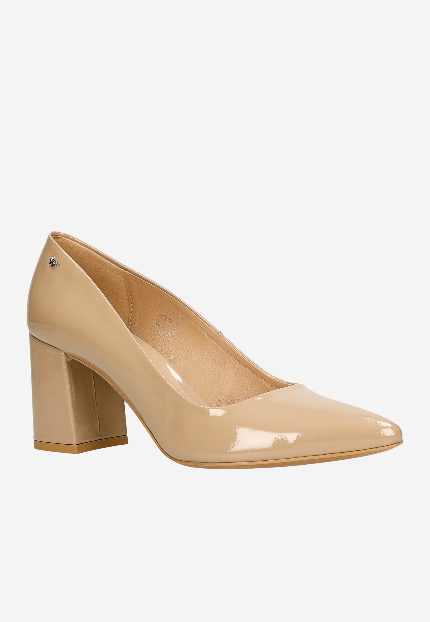 Czarne skórzane czółenka damskie z noskiem w szpic