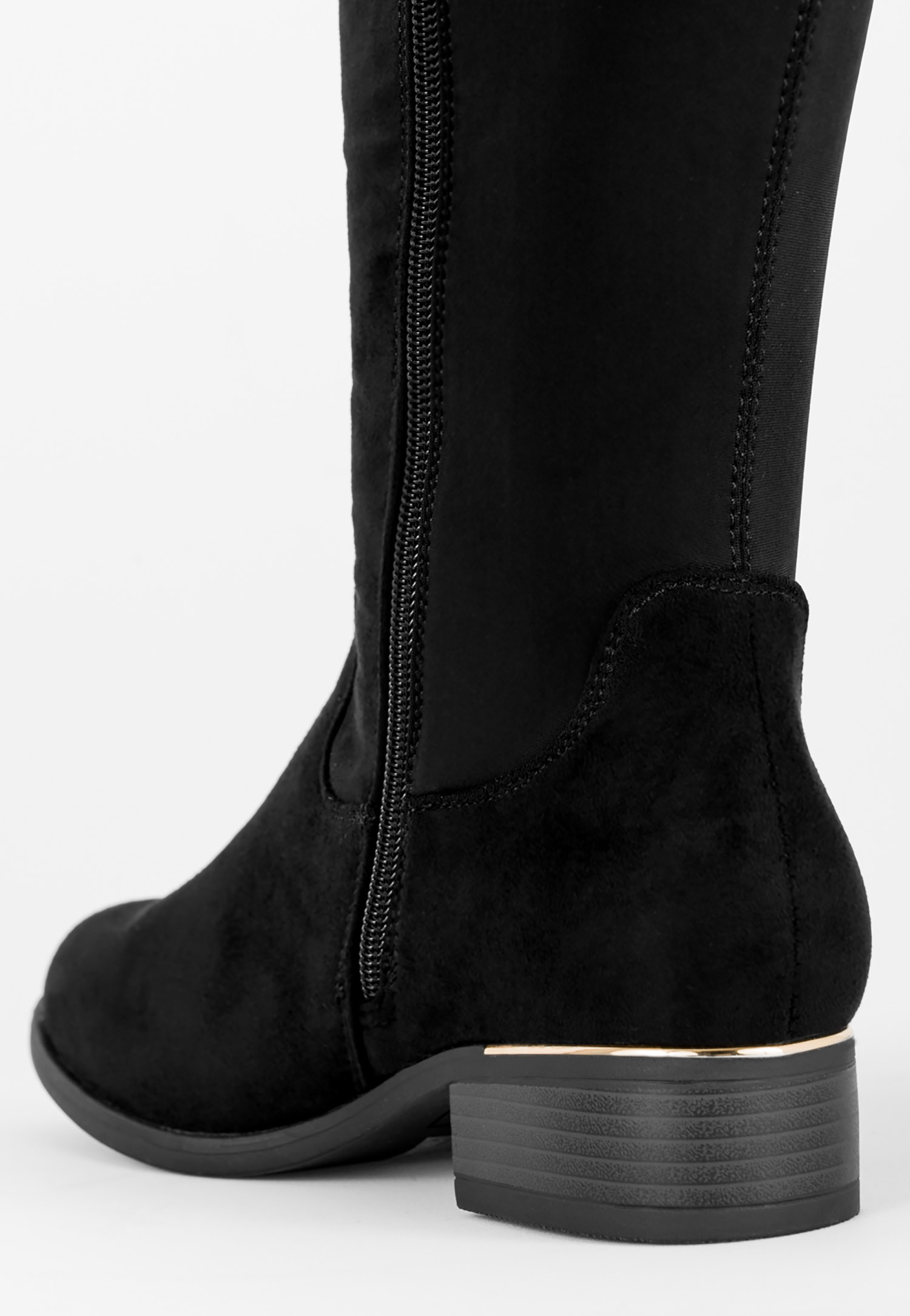 WJS czarne eleganckie kozaki damskie