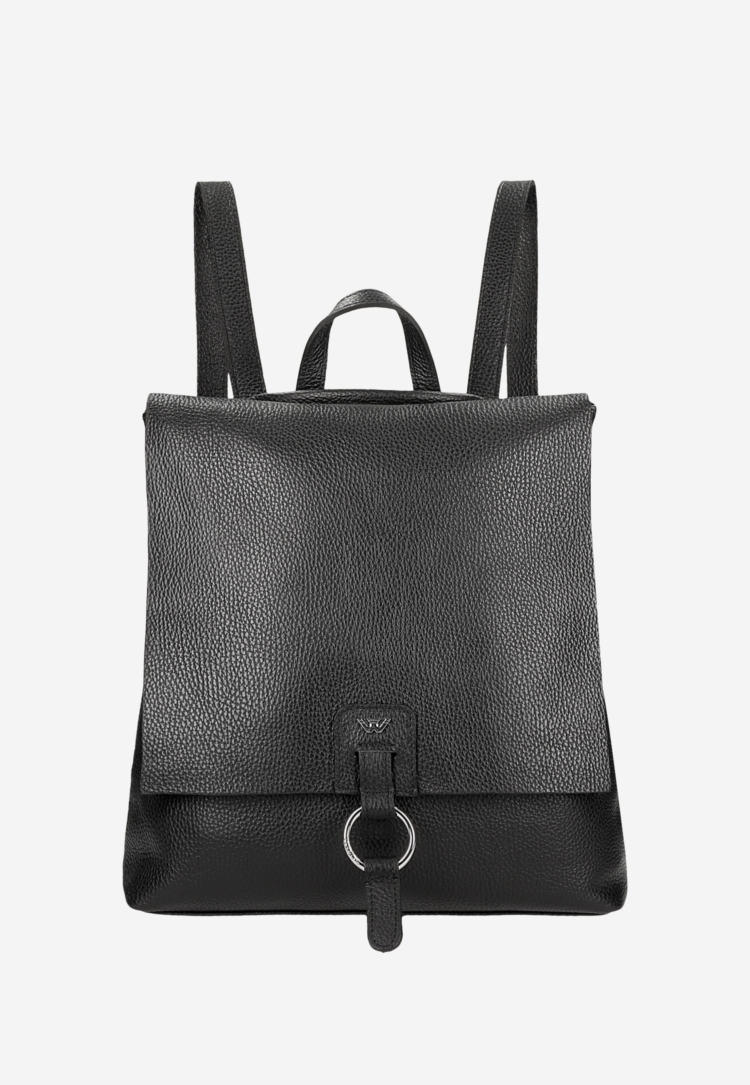 Praktyczna plecakotorba ze skóry licowej