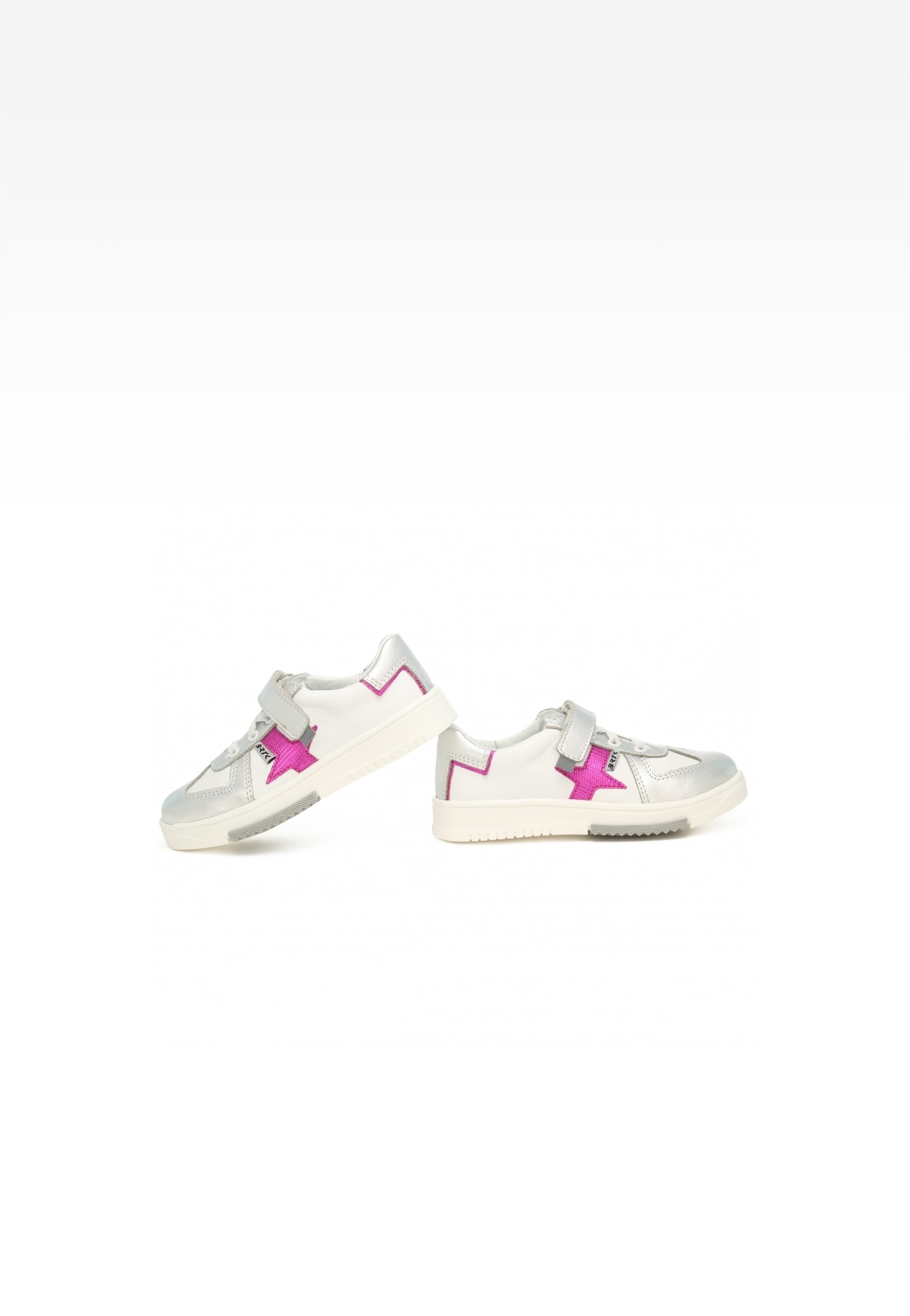 Półbuty BARTEK 15326004, dla dziewcząt, biało-srebrny