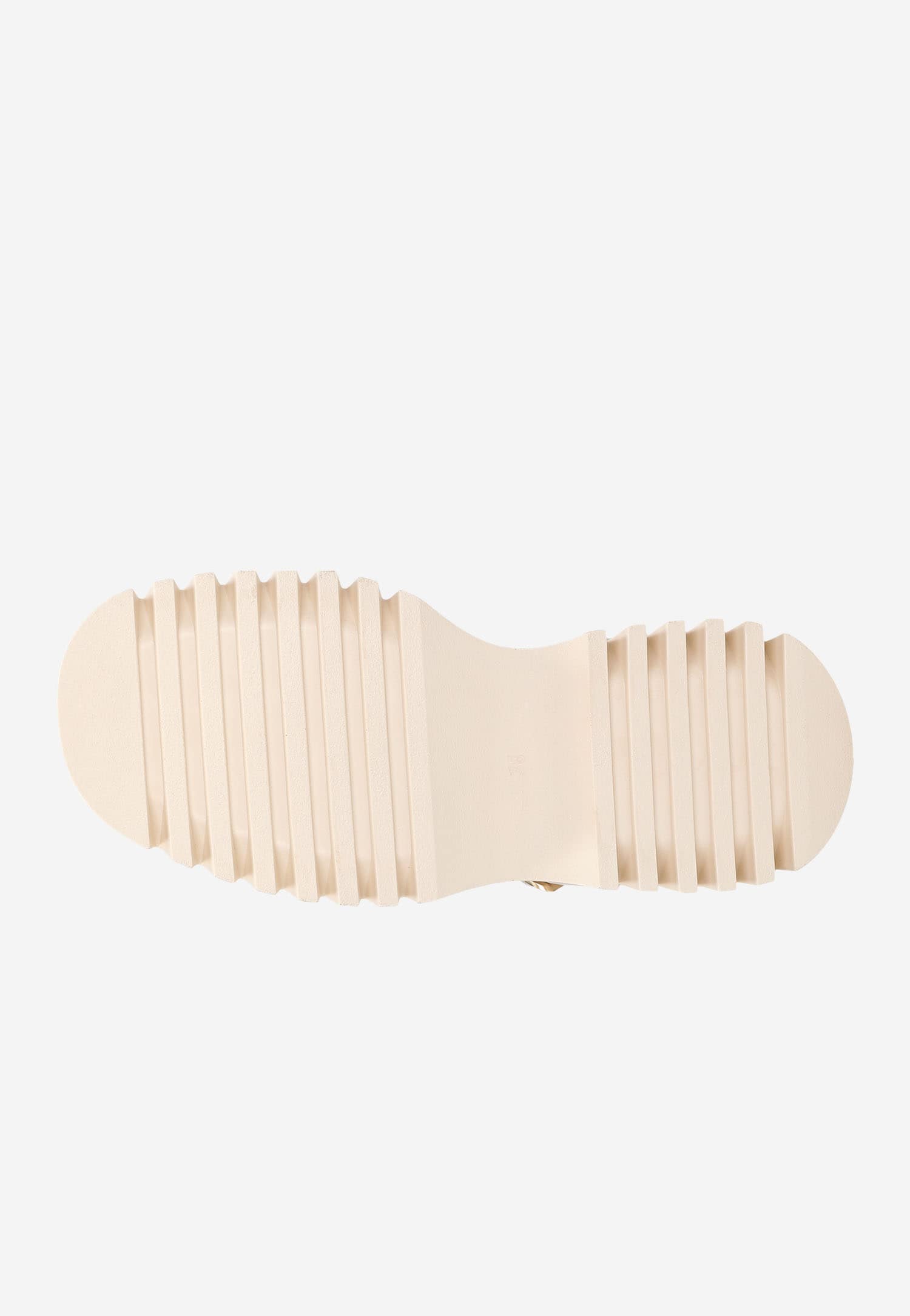 Białe sandały damskie na masywnej podeszwie