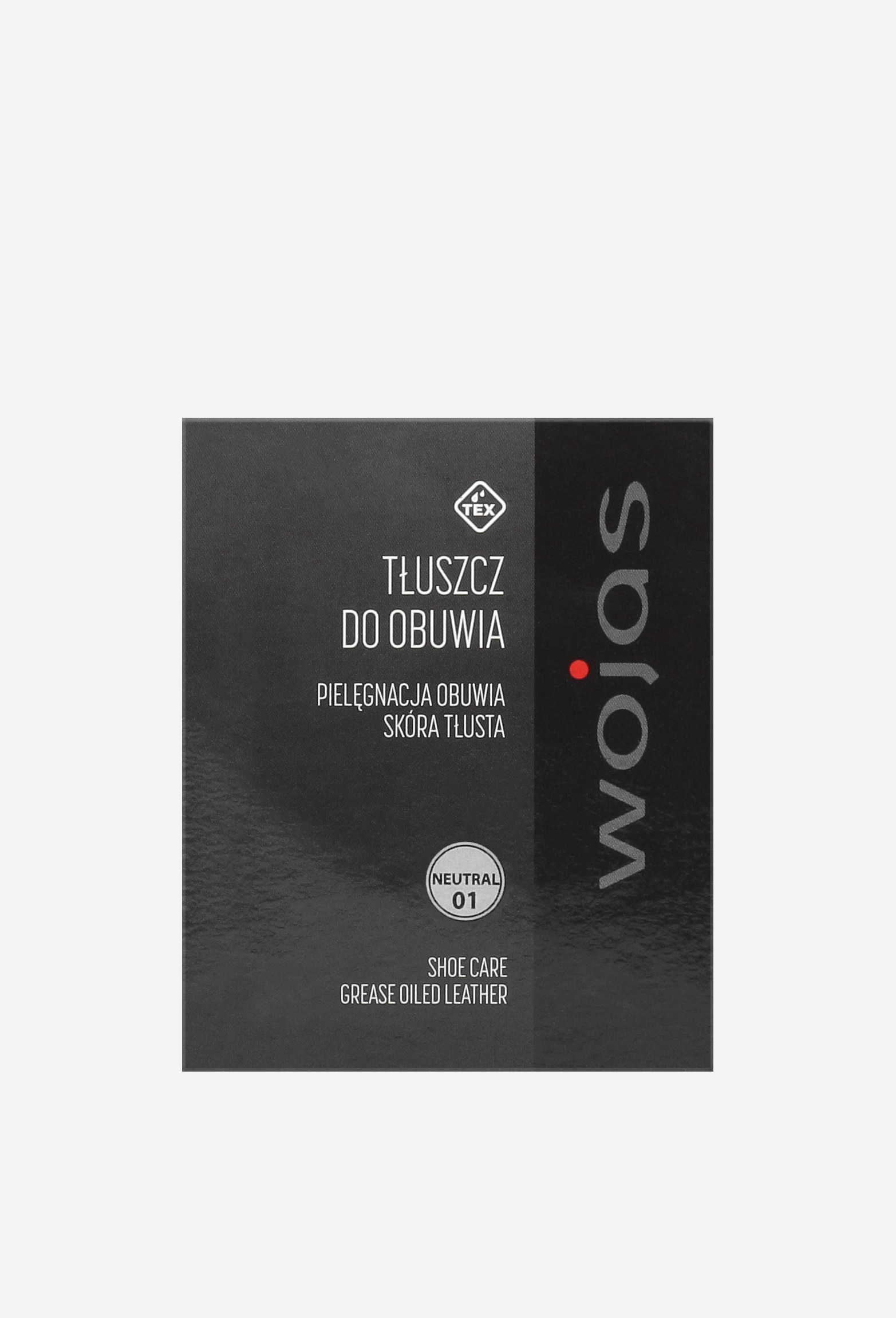 Czarny tłuszcz do obuwia 50 ml