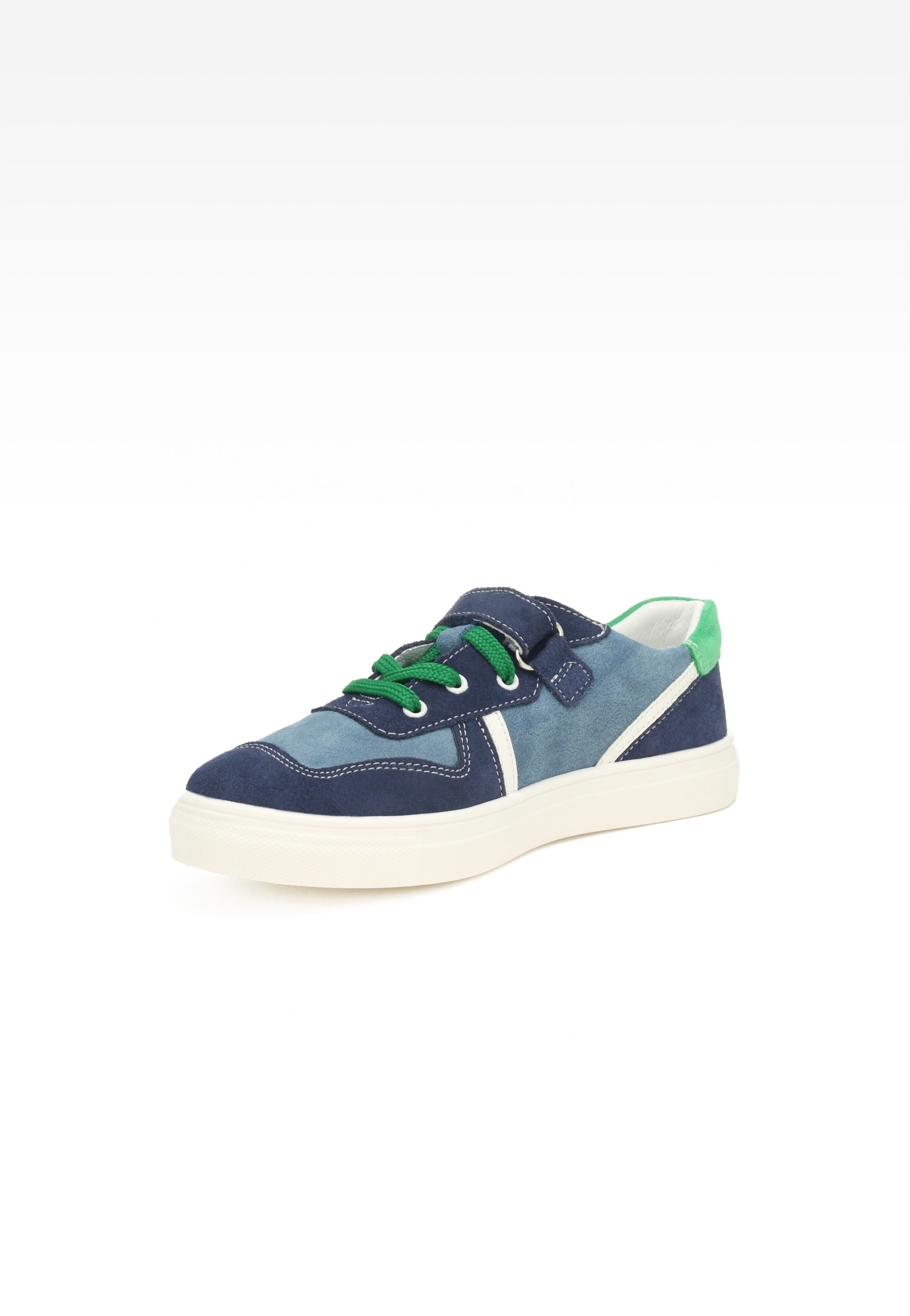 Półbuty BARTEK 18312003, dla chłopców, granatowo-zielony