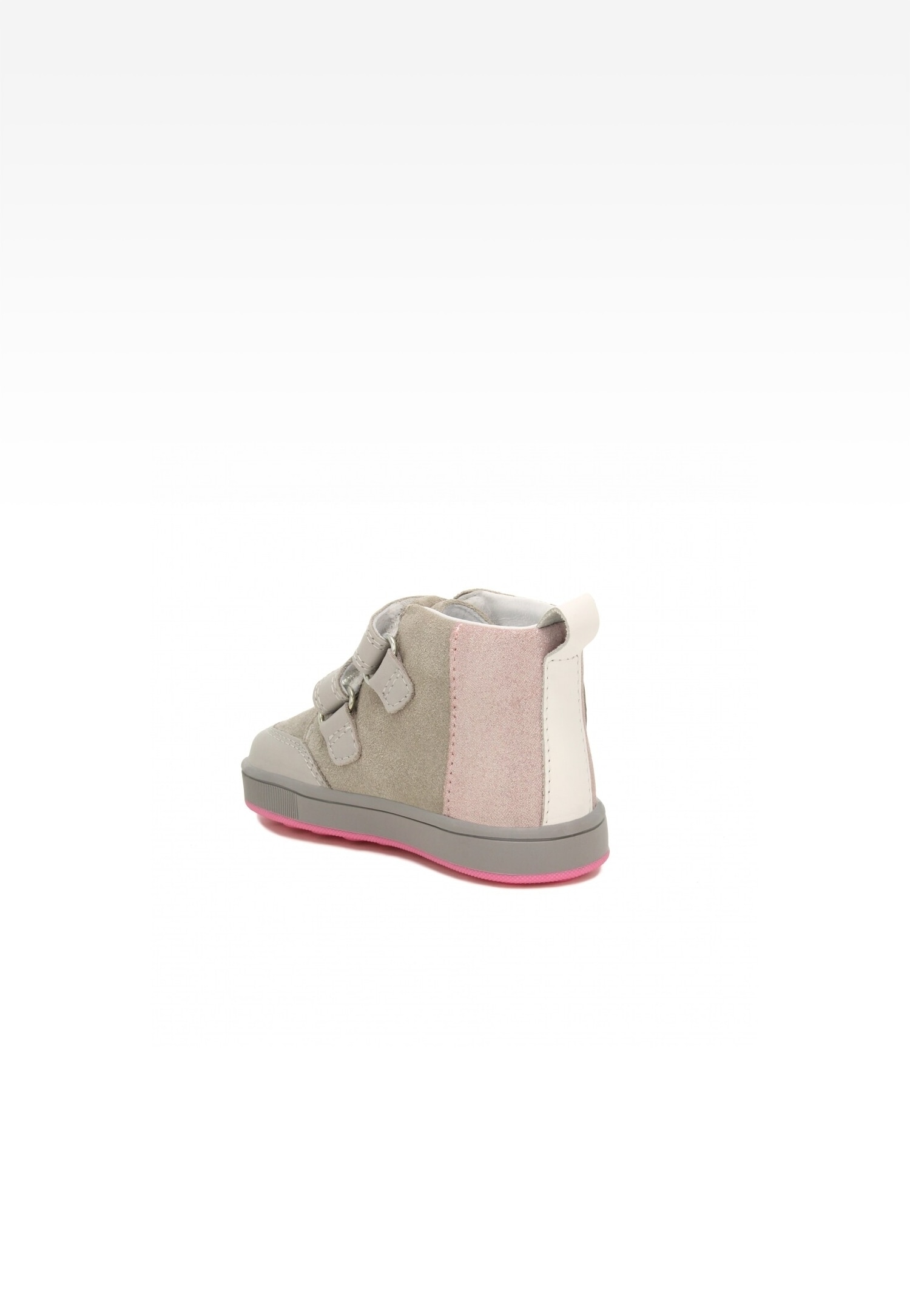 Mini first steps BARTEK 136300-05, dla dziewcząt, szaro-różowy