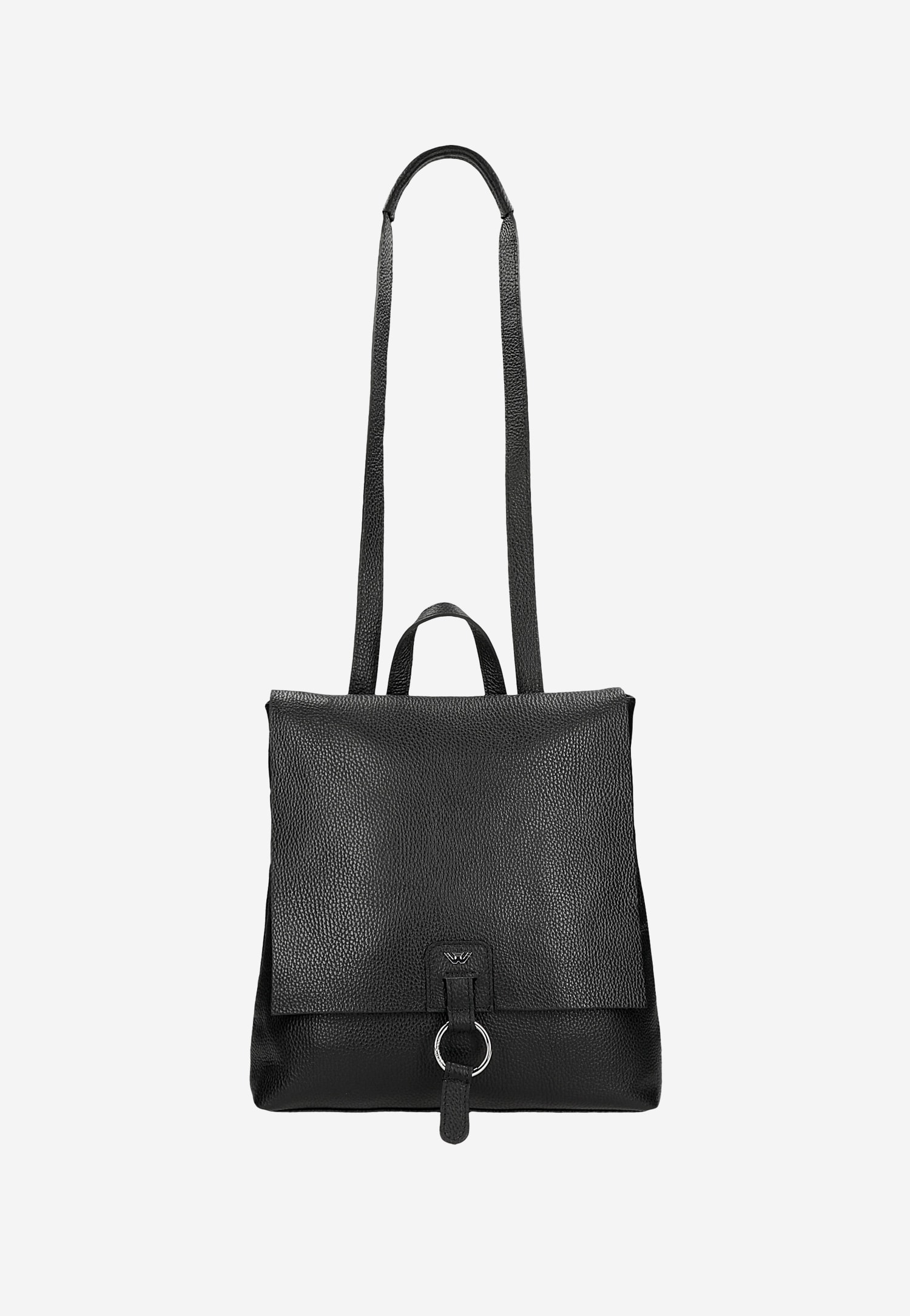 Praktyczna plecakotorba ze skóry licowej