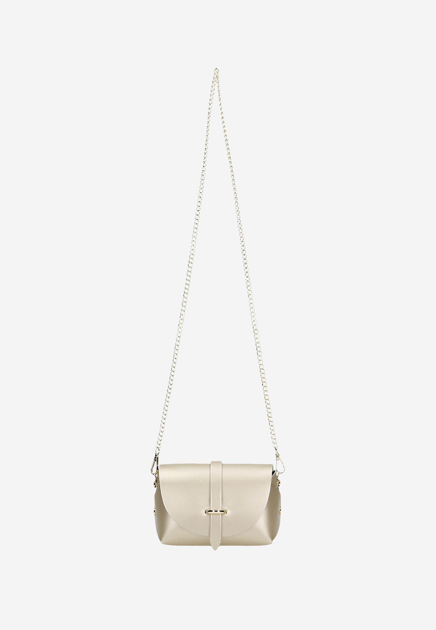 Mała czarna wizytowa torebka damska ze skóry licowej