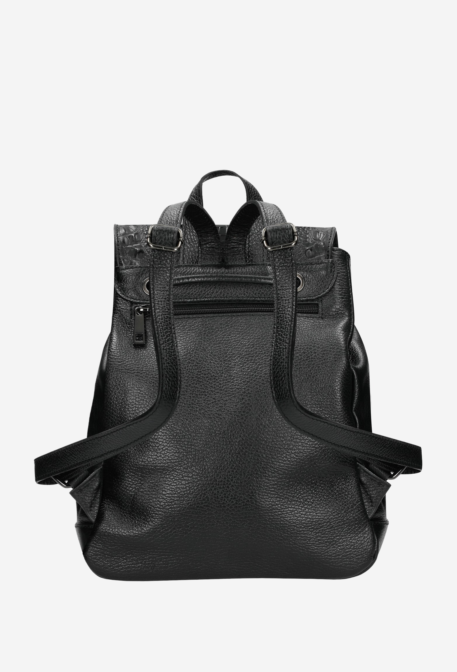 Czarny plecak damski w stylu miejskim