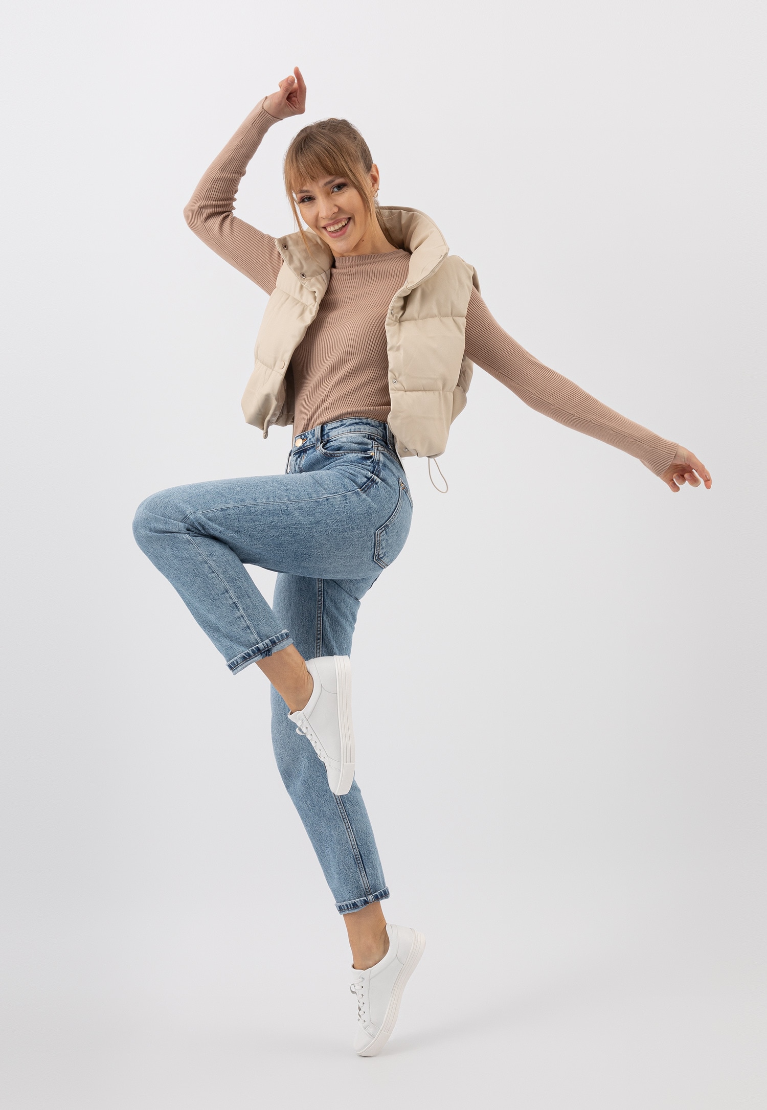 Czarne casualowe trampki damskie