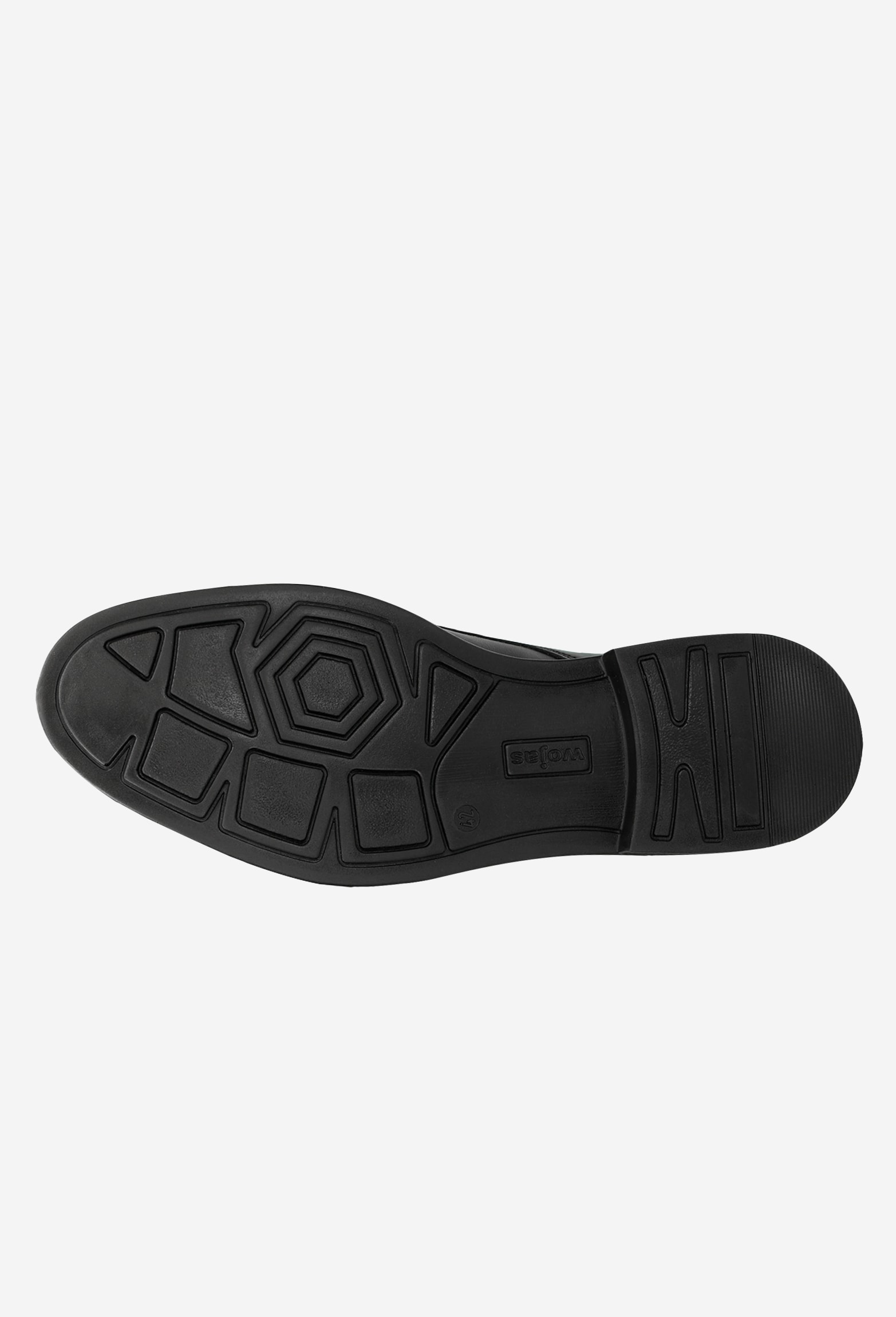 Czarne półbuty męskie z kolekcji CODE30