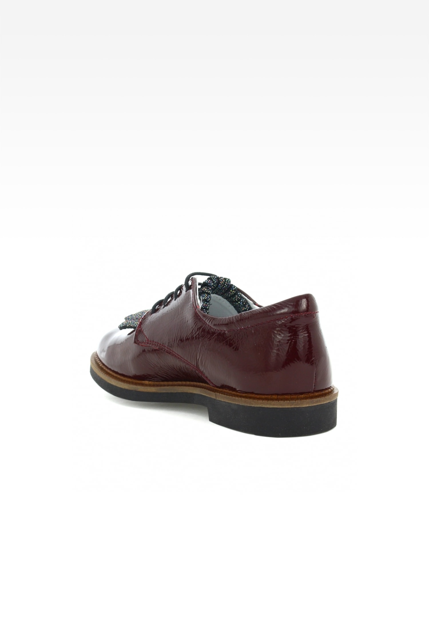 Półbuty BARTEK T-28597/SZ/F64, dla dziewcząt, bordowy
