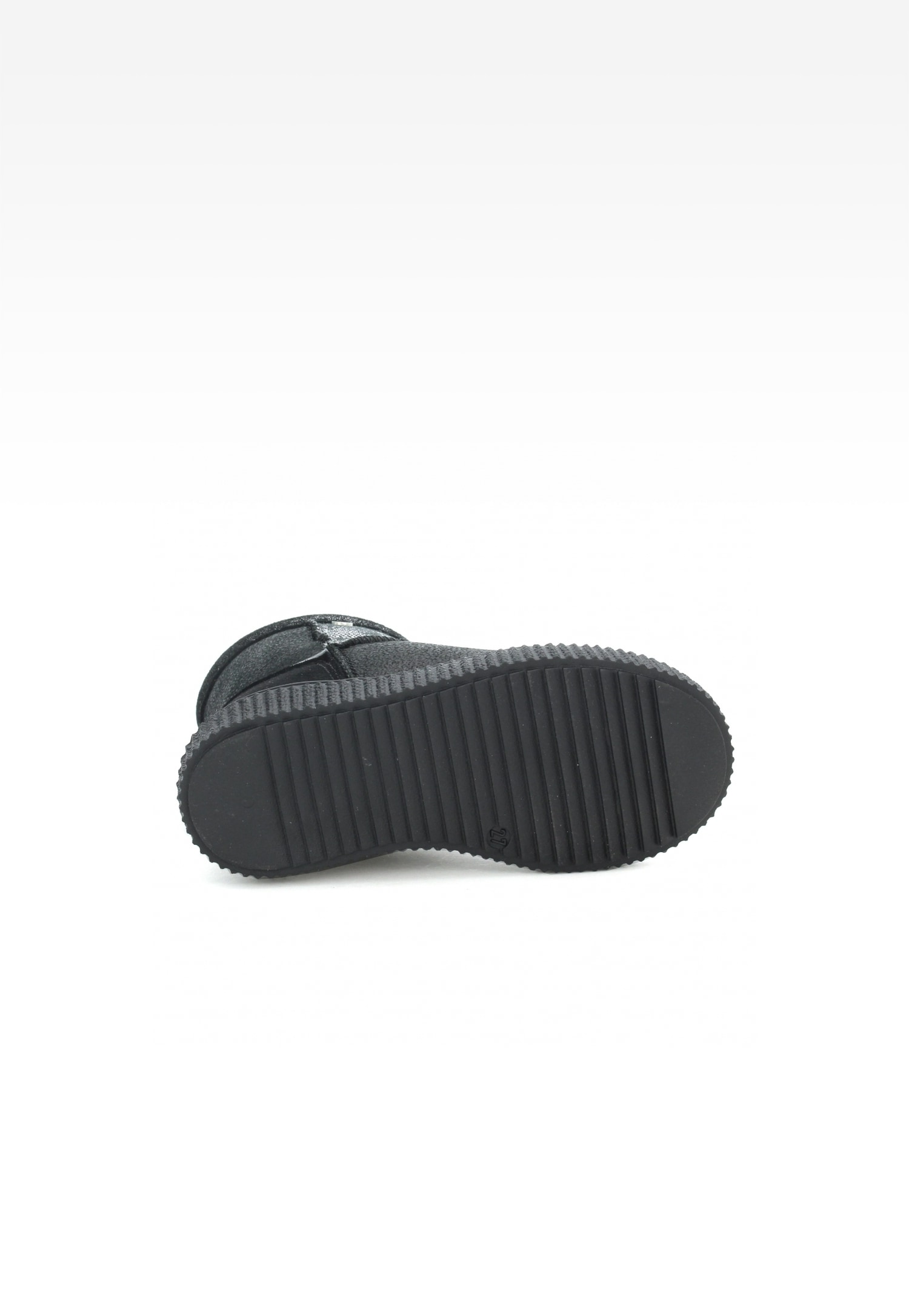 śniegowce BARTEK W-640370/OLX, dla dziewcząt, czarno-srebrny