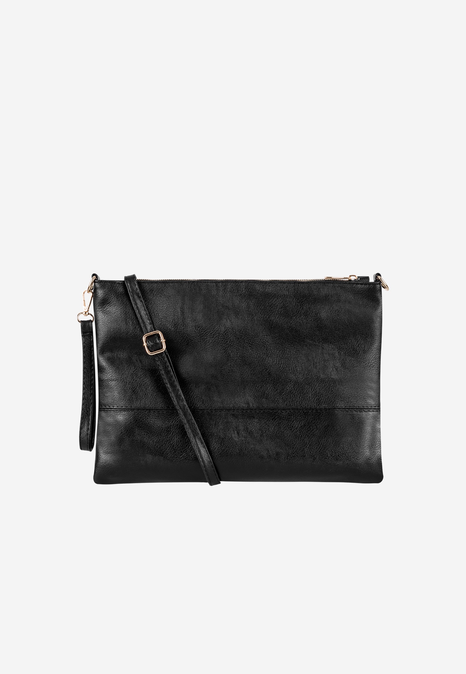 WJS czarne etui pikowane w jodełkę