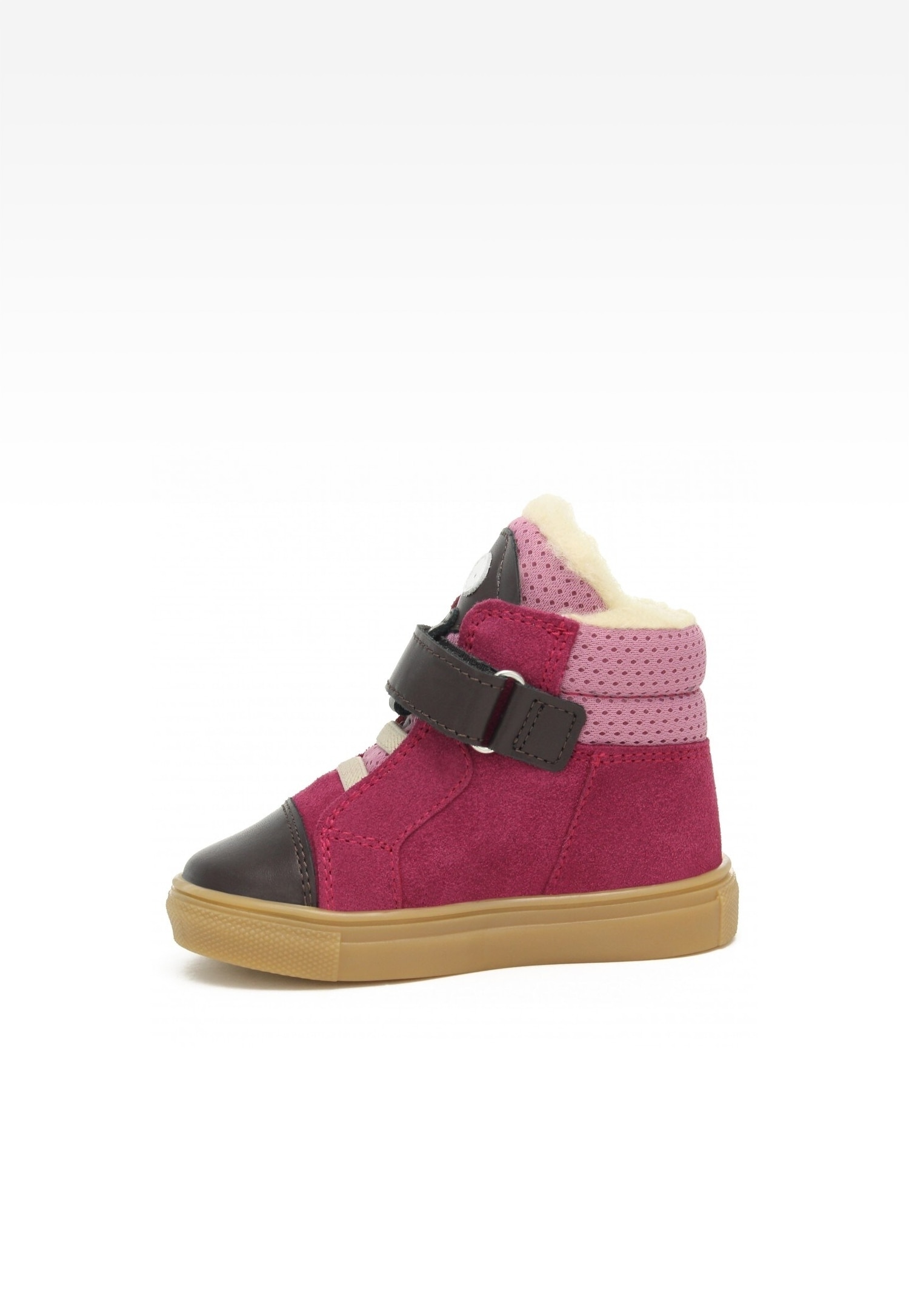 Trzewiki ocieplane BARTEK 11578003, dla dziewcząt, różowo-brazowy