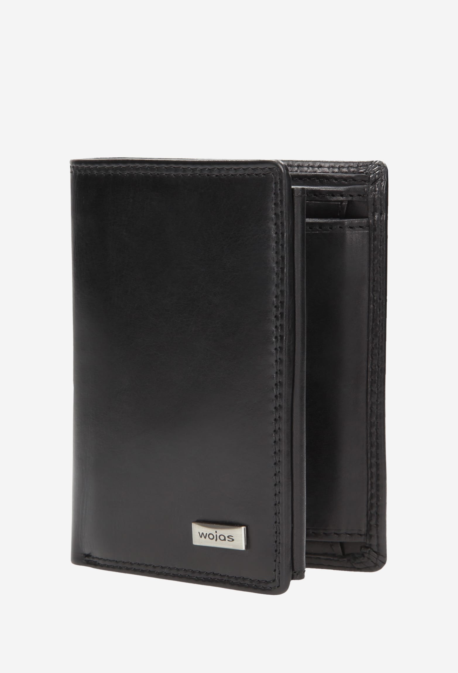 Funkcjonalny czarny portfel męski