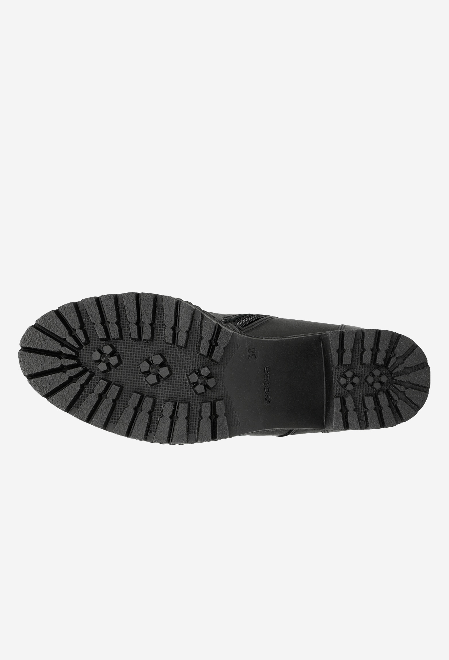 Czarne ocieplane bikery damskie na słupku