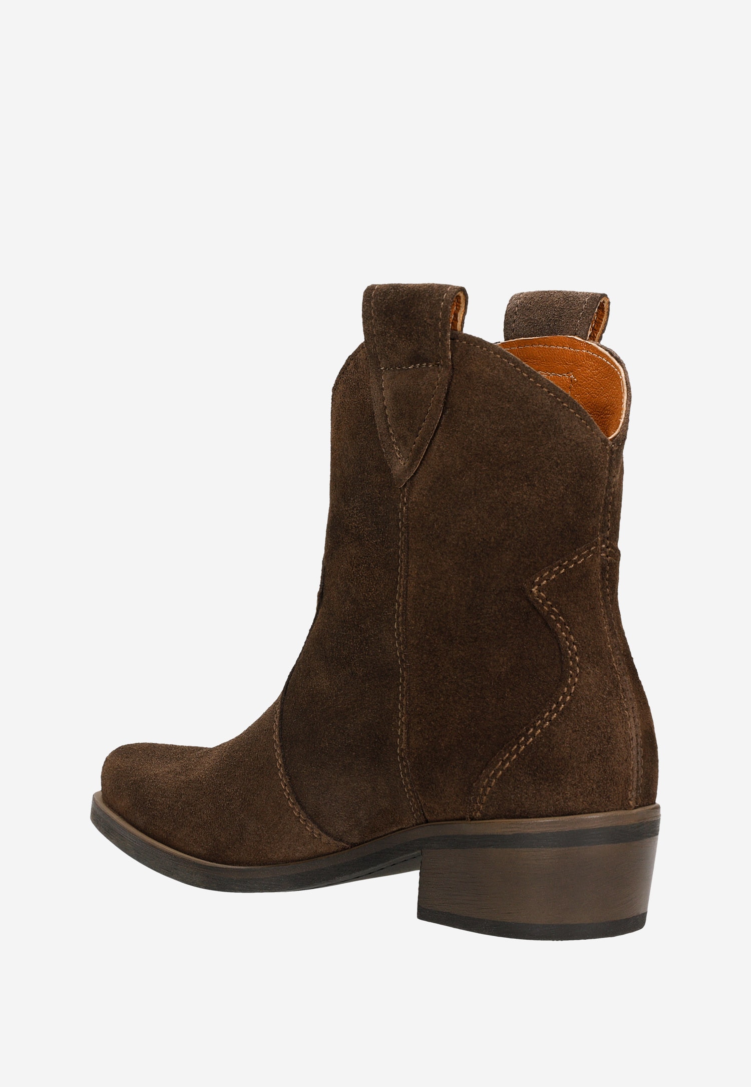 Czarne niskie kowbojki damskie