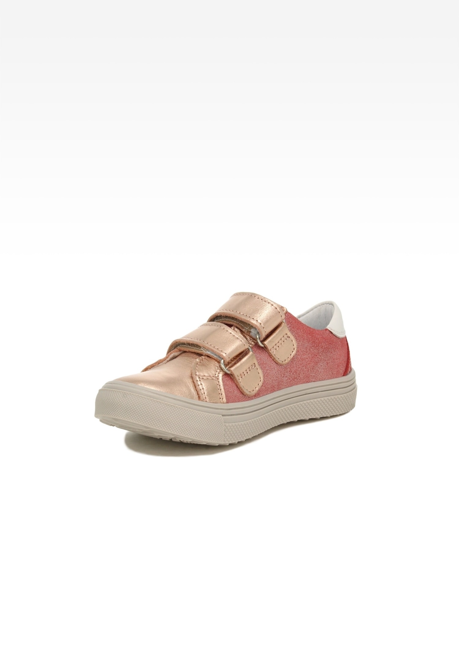 Półbuty BARTEK 15327019, dla dziewcząt, złoto-czerwony