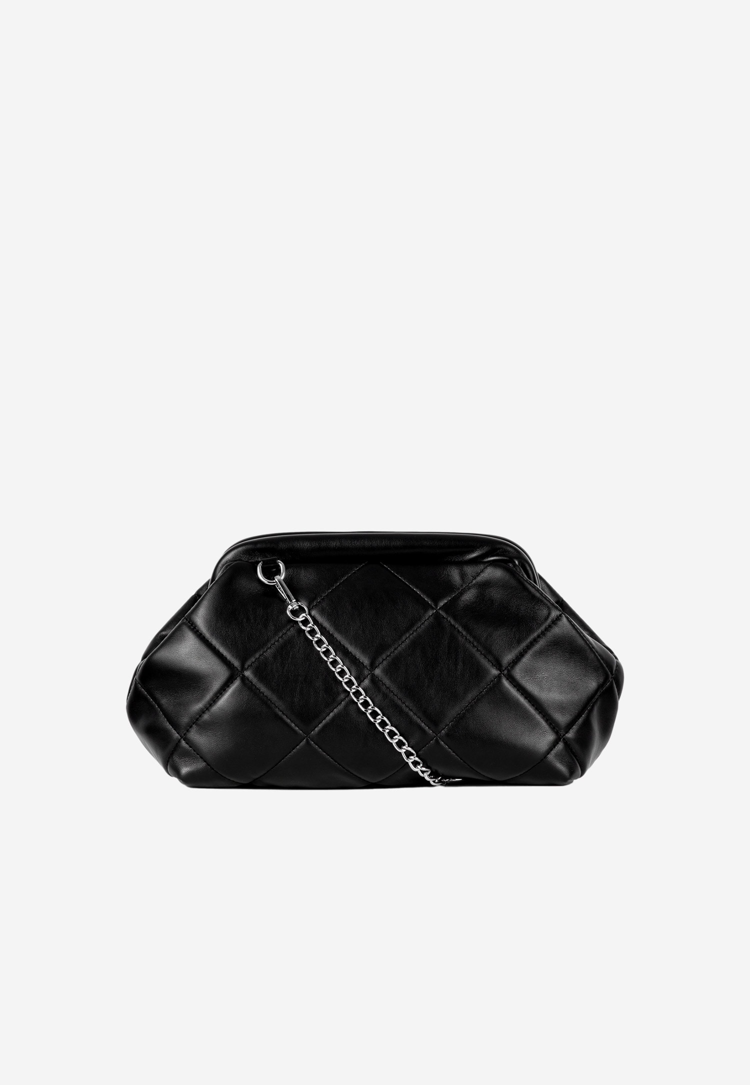 WJS mała czarna pikowana torebka damska