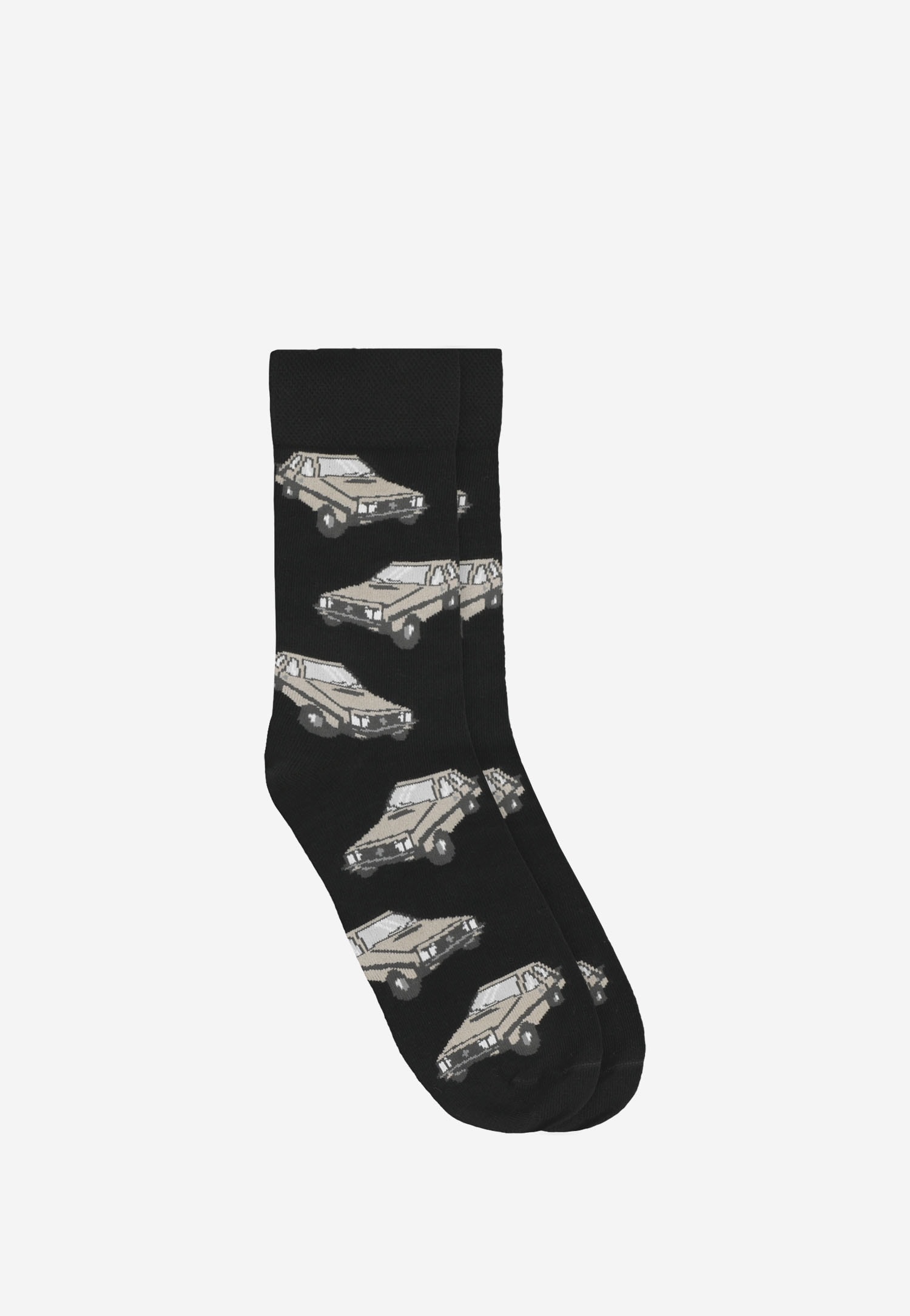 Granatowe skarpety w polonezy