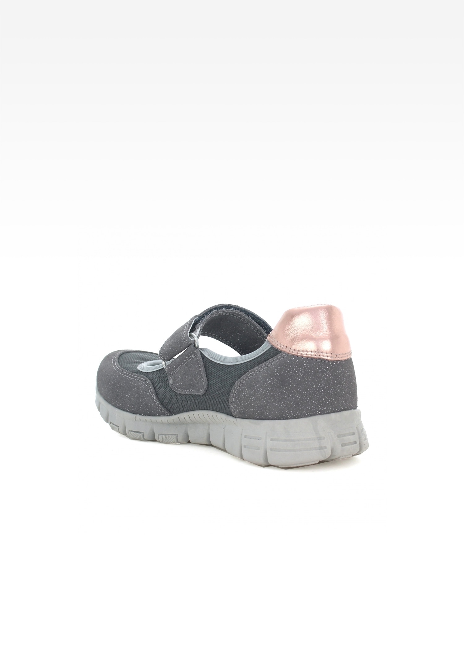 Wizytowe BARTEK W-55026/07K, dla dziewcząt, szary