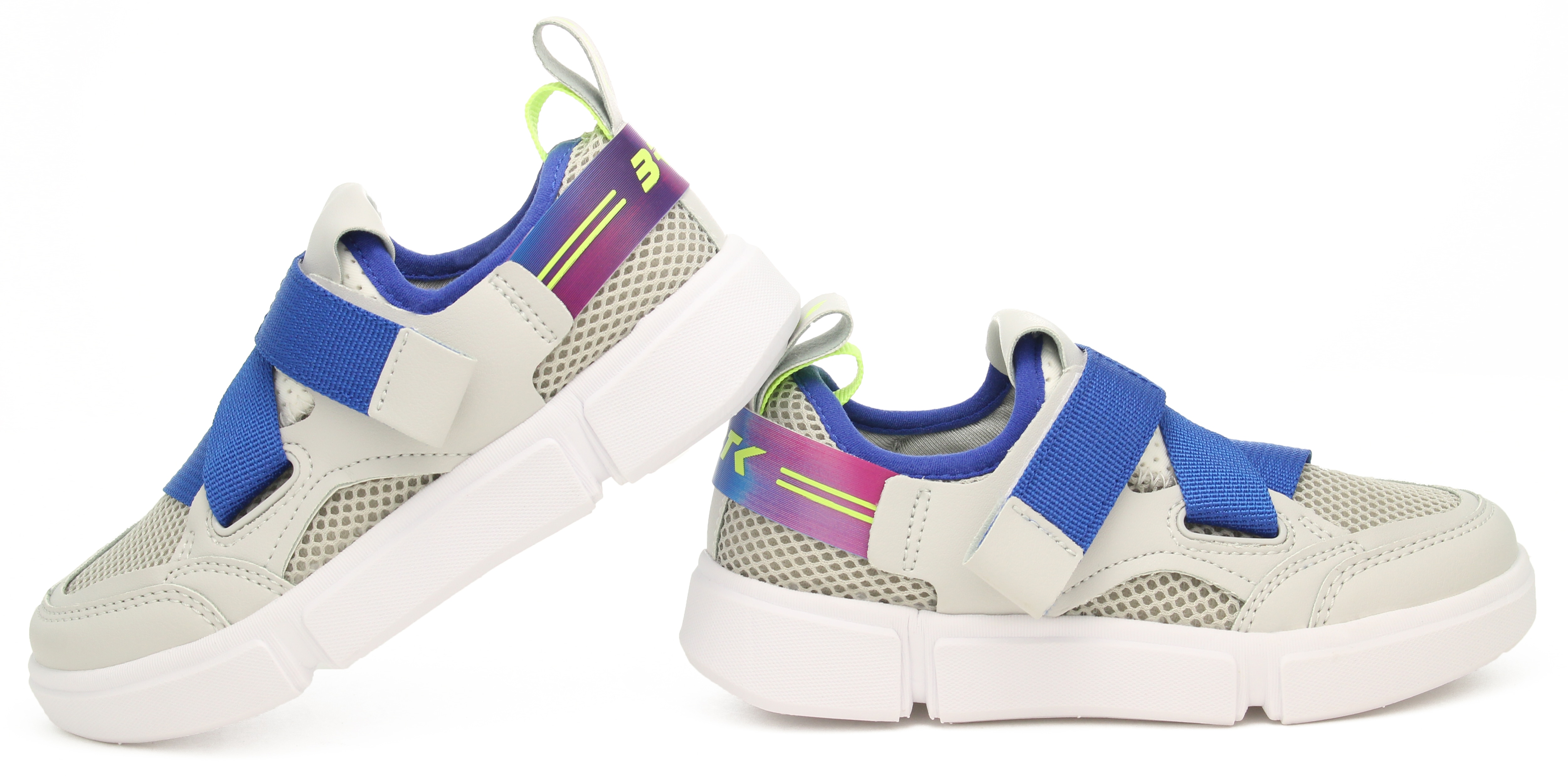 Półbuty BARTEK 15357004, dla chłopców, szaro-niebieski