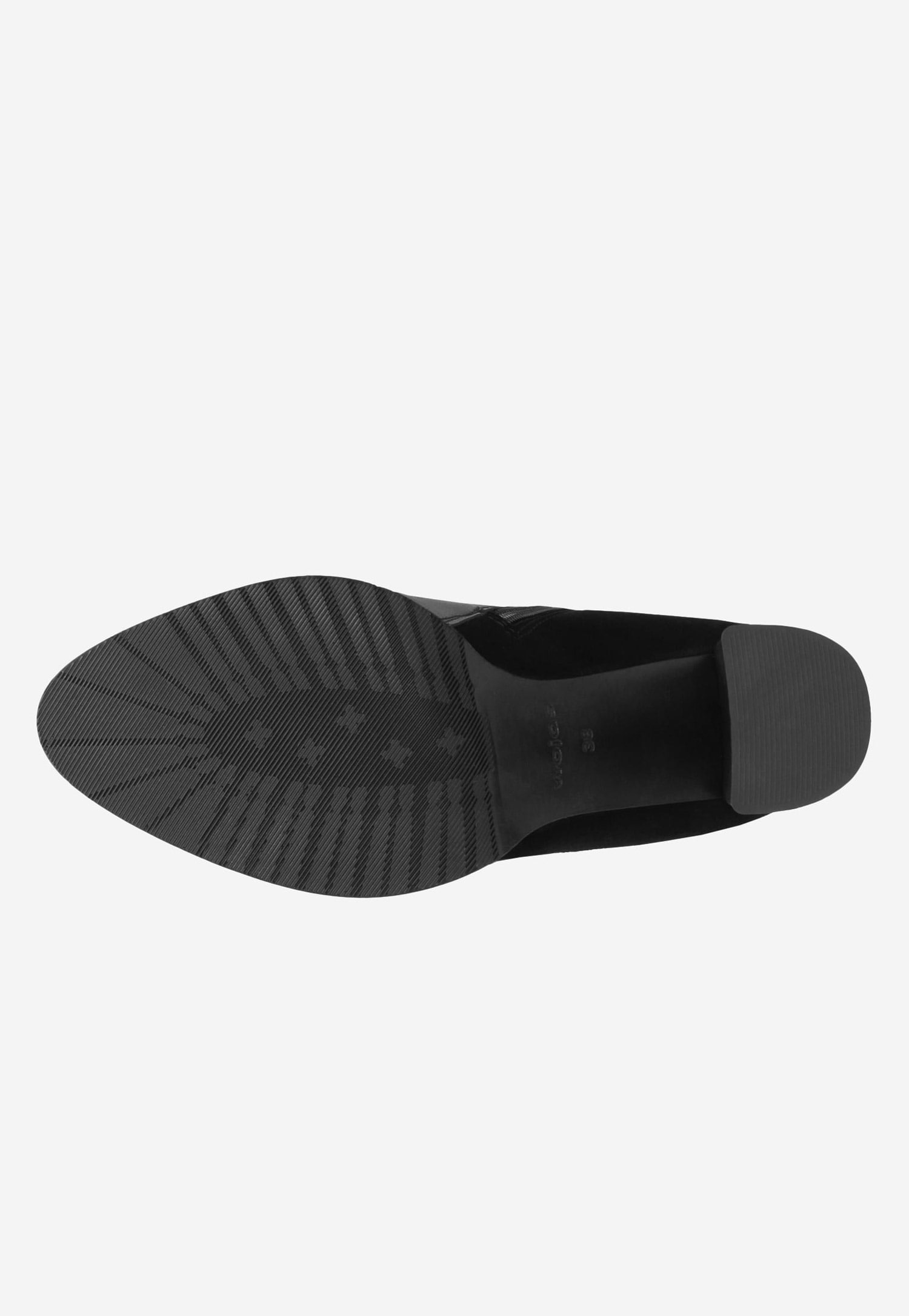 Stylowe botki damskie na wysokim słupku ze skóry licowej i welurowej