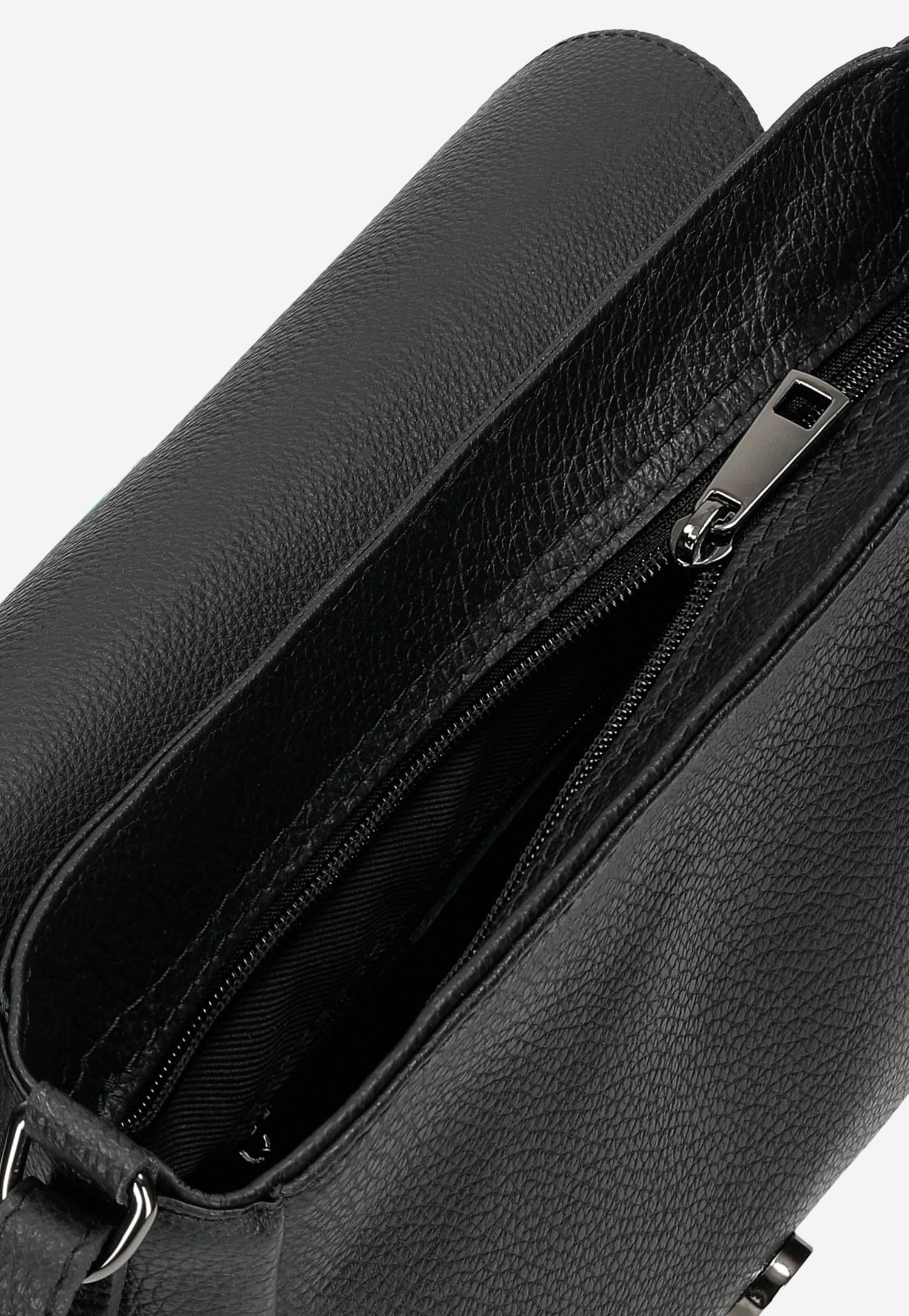 Skórzana torebka damska w jasnym odcieniu beżu