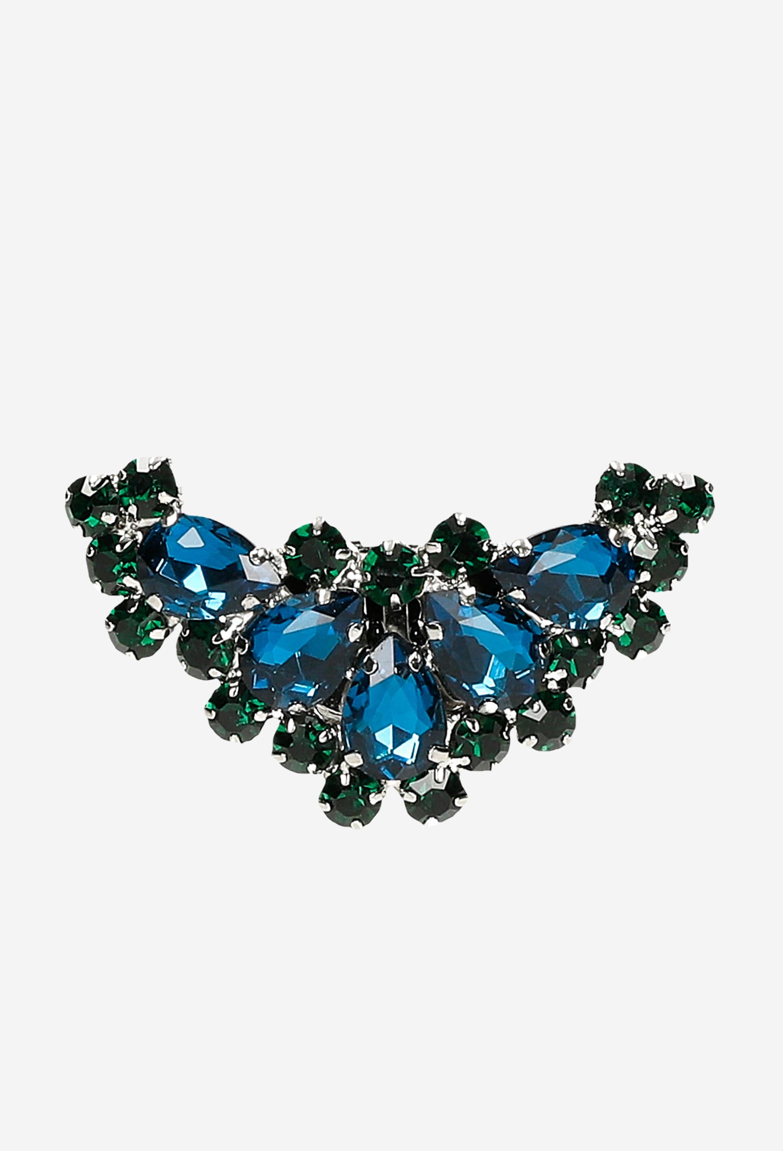 Czarne eleganckie ozdoby do obuwia z kryształkami