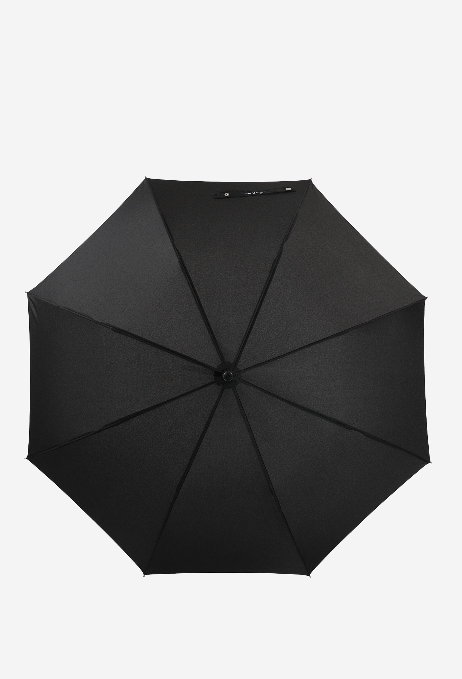 Czarny długi parasol