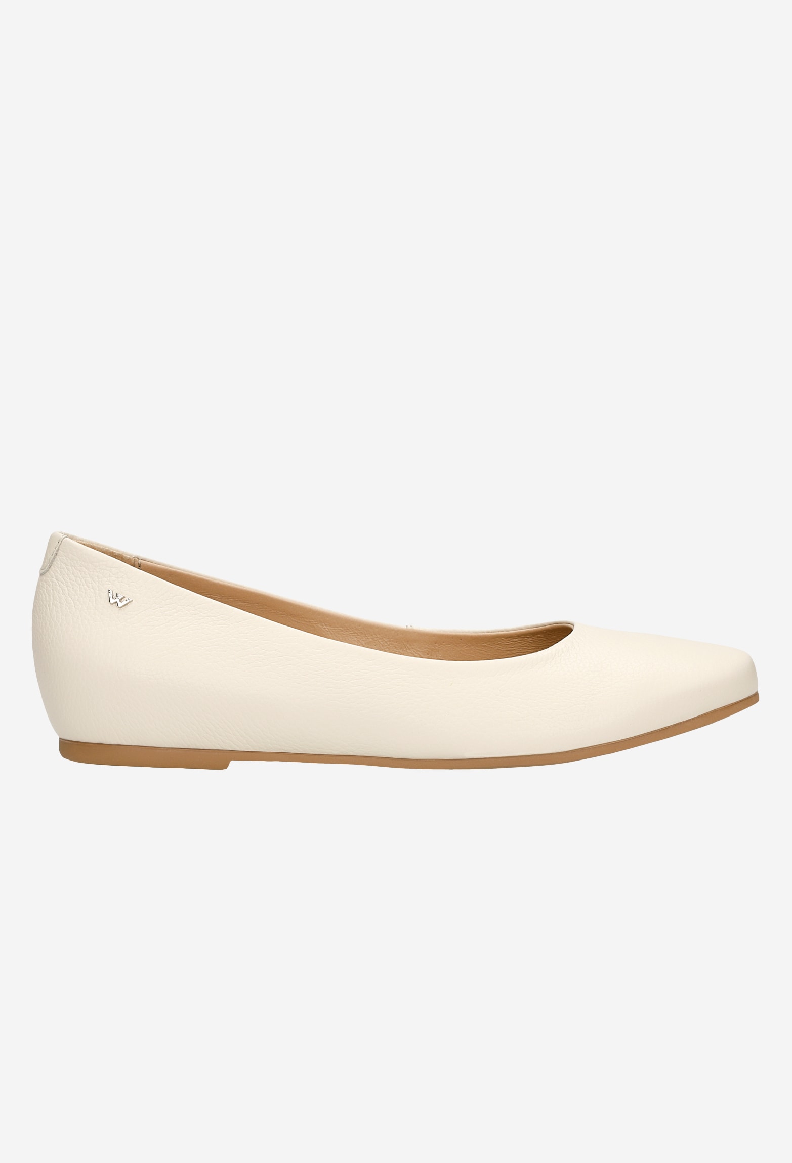 Czarne lakierowane baleriny damskie