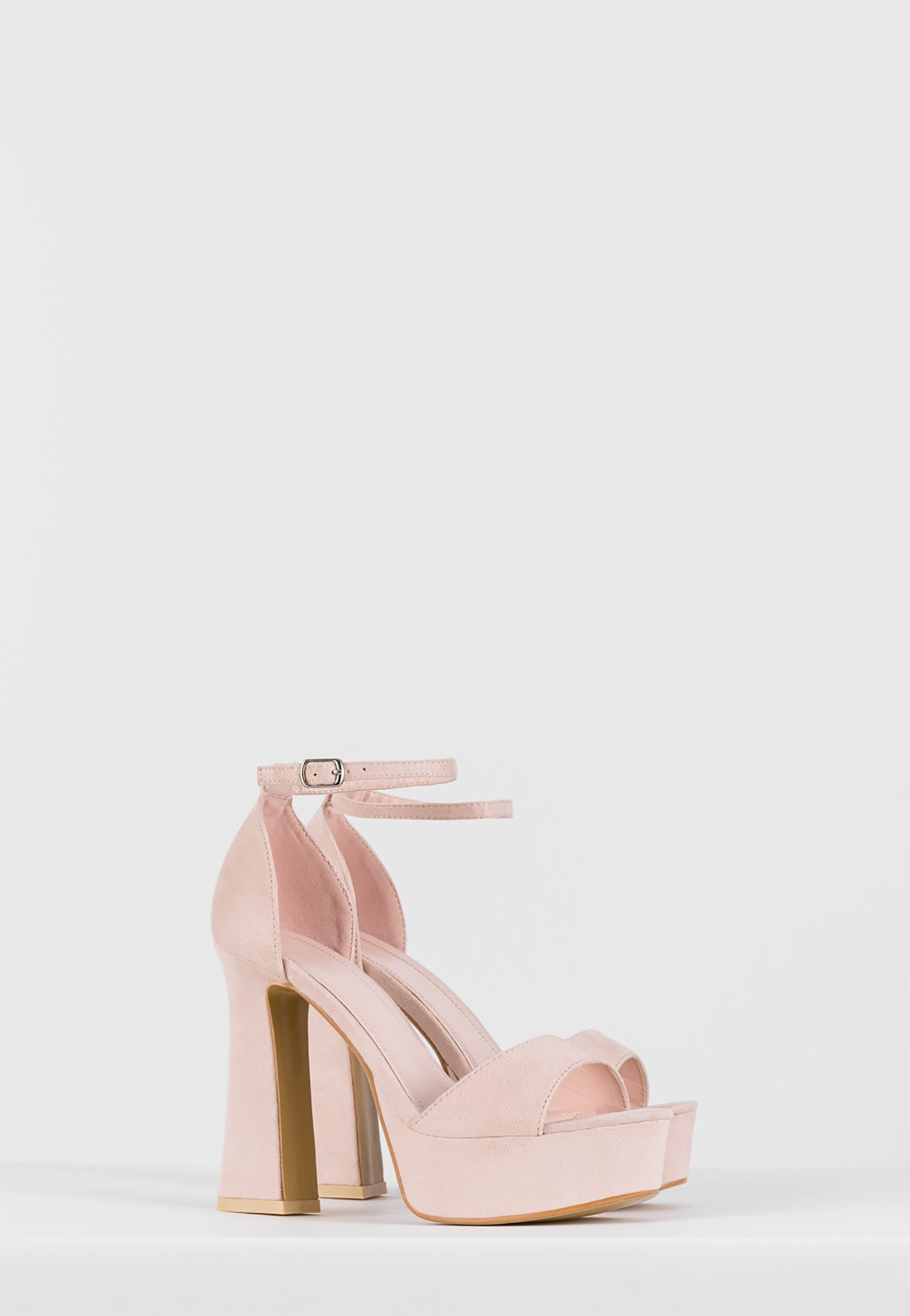 WJS beżowe sandały damskie na platformie