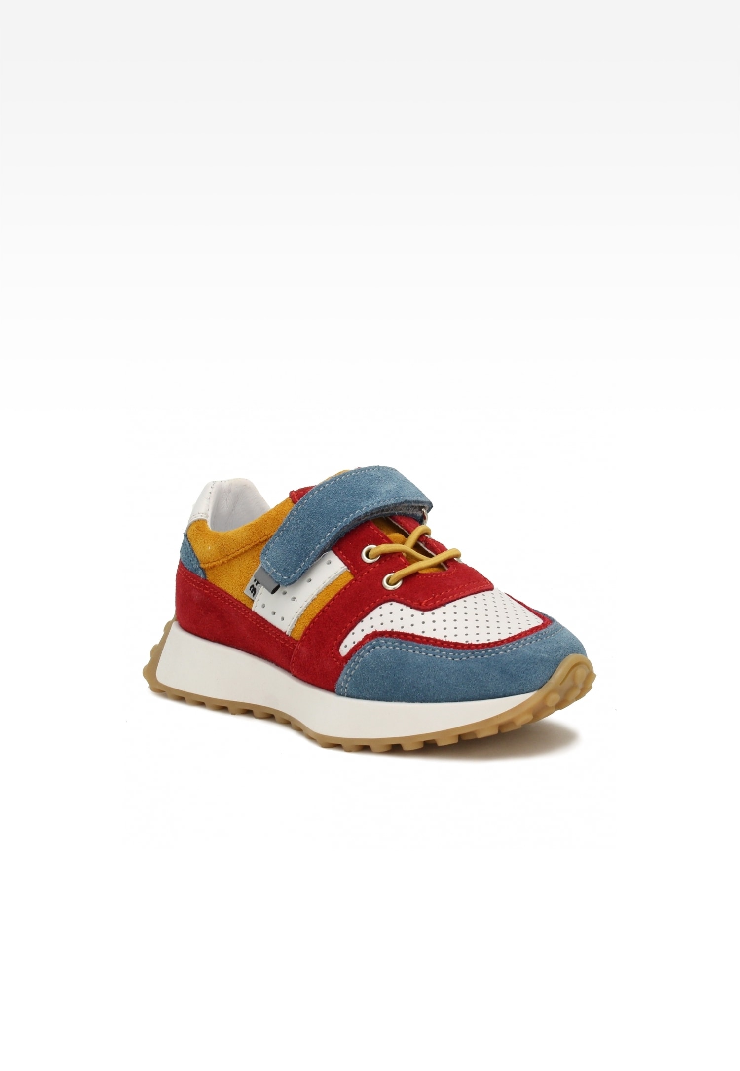 Półbuty BARTEK 15613003, dla chłopców, czerwono-granatowy