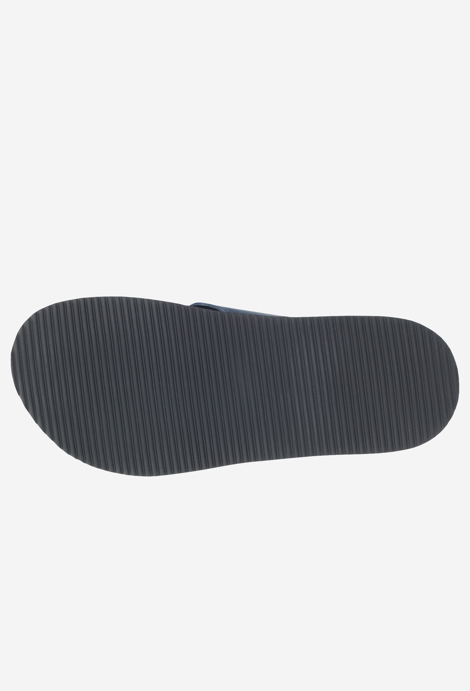 Granatowe męskie klapki ze skóry licowej