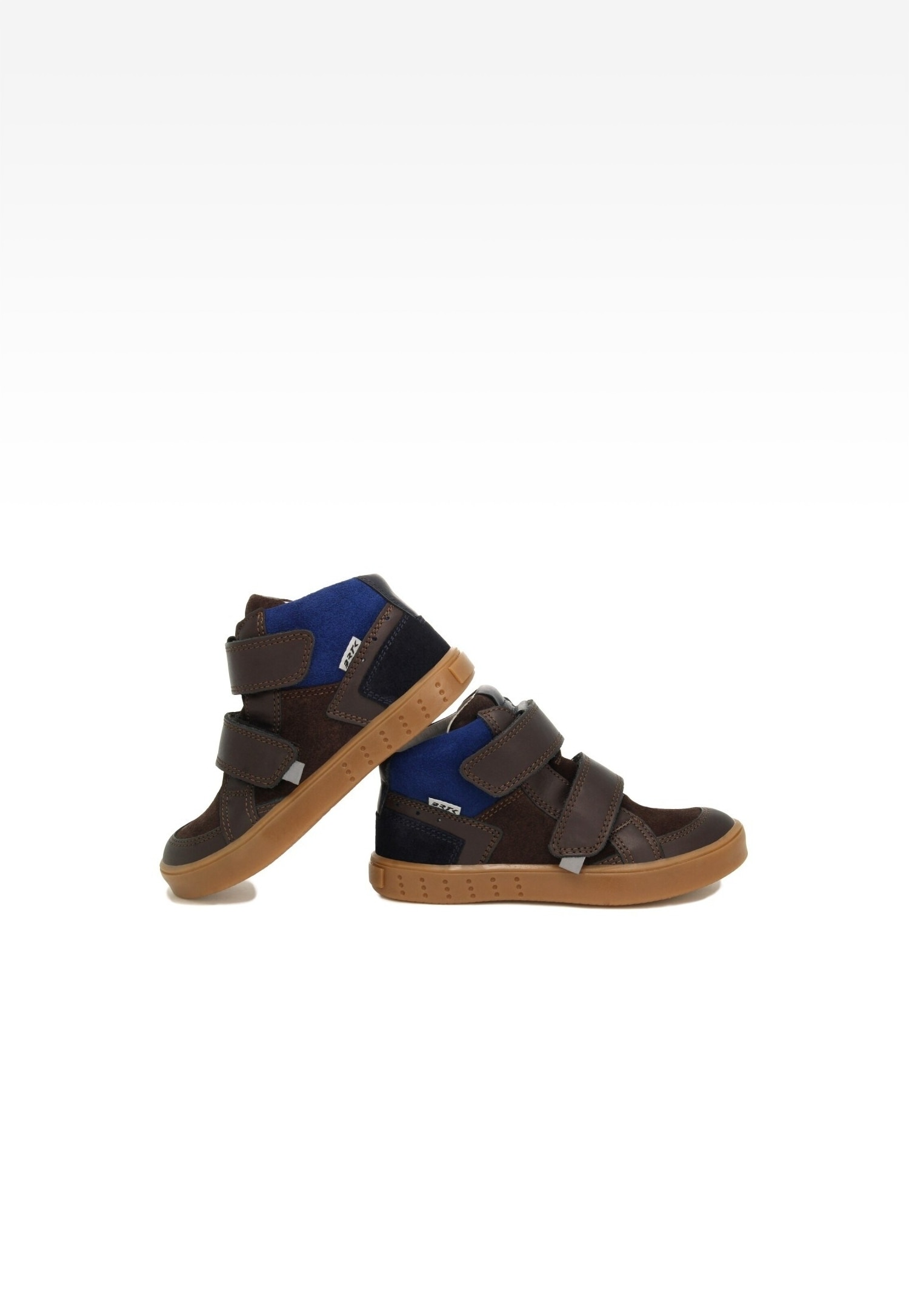 Sneakers BARTEK 24414-034, dla chłopców, brązowo-granatowy