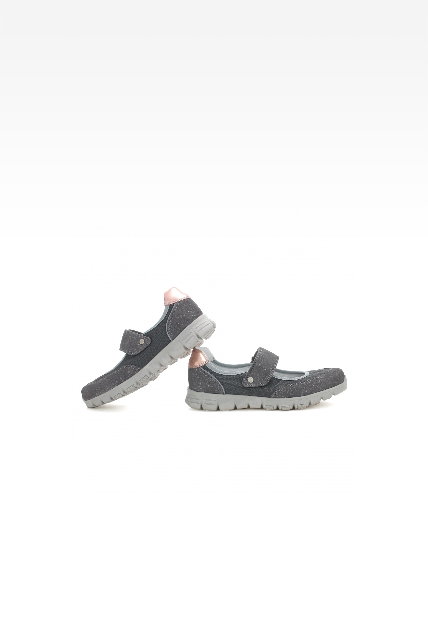 Wizytowe BARTEK W-55026/07K, dla dziewcząt, szary