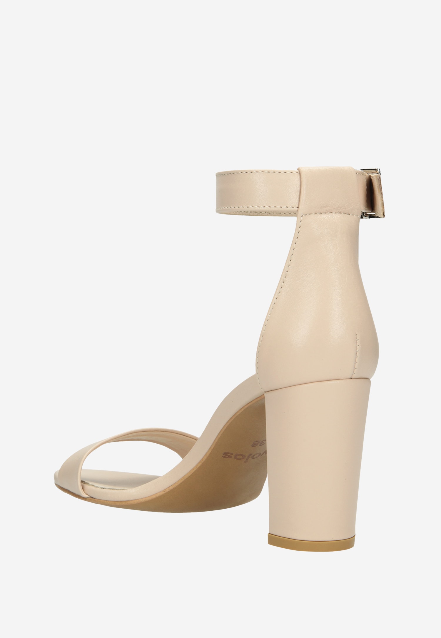 Czarne welurowe sandały damskie na słupku