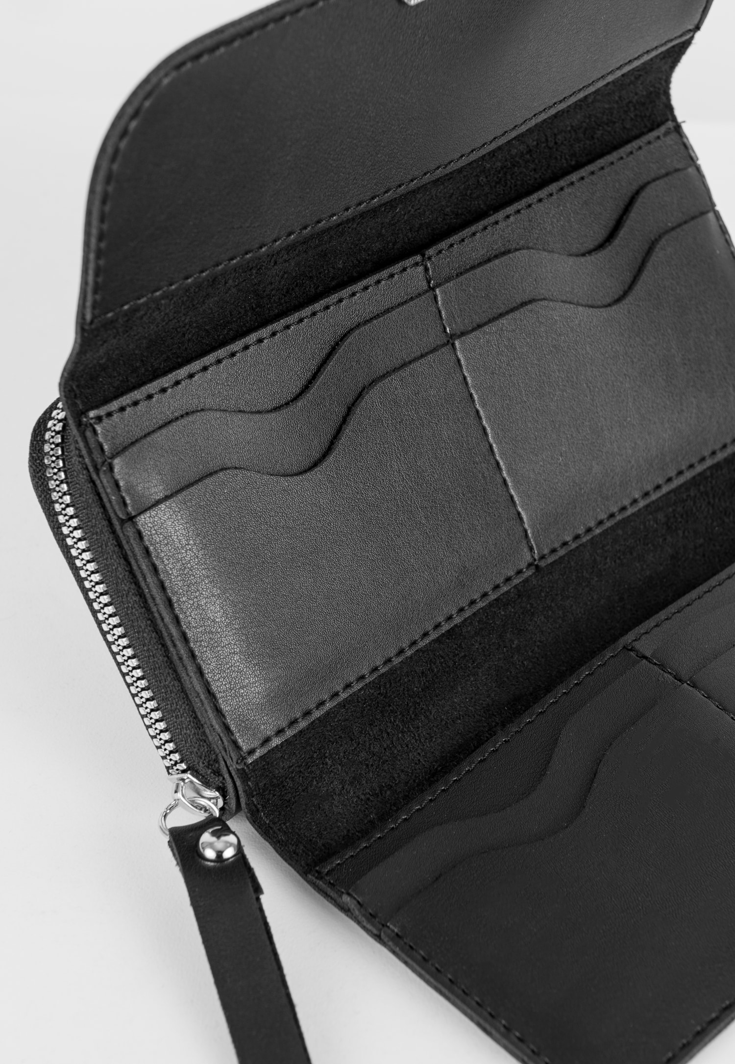 WJS duży czerwony portfel damski