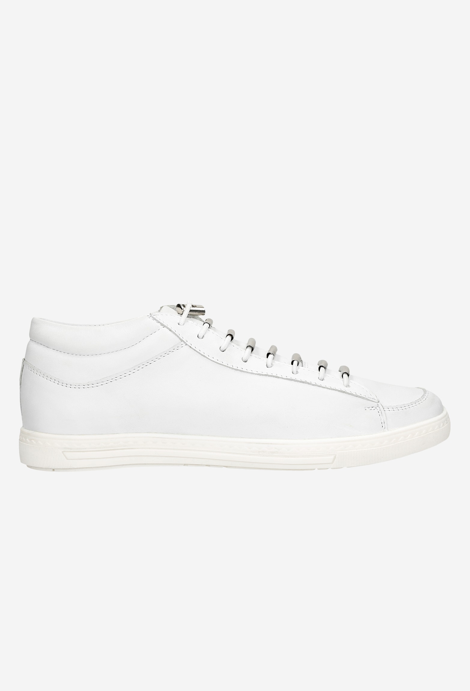 Czarne trampki damskie z metalowymi zdobieniami