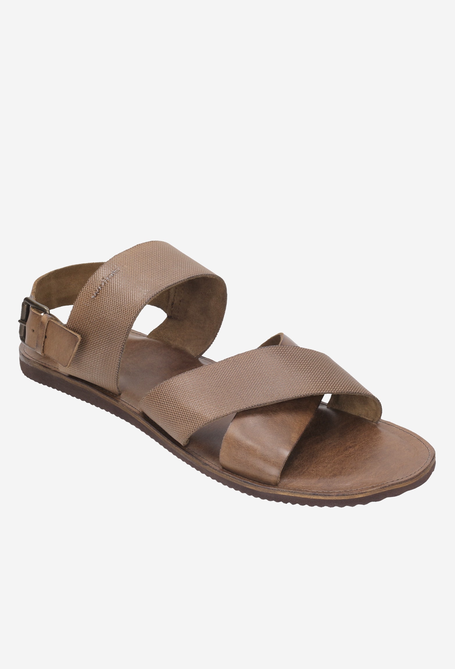 Skórzane sandały męskie w brązowym wydaniu