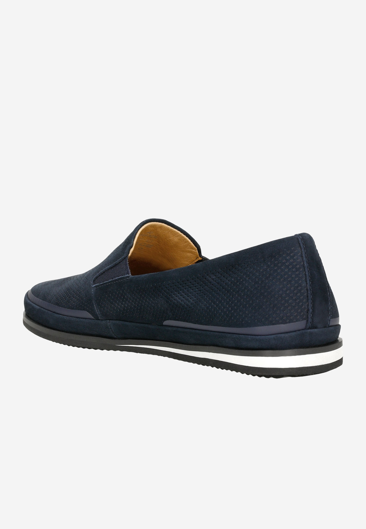 Czarne wsuwane półbuty męskie z linii Comfort