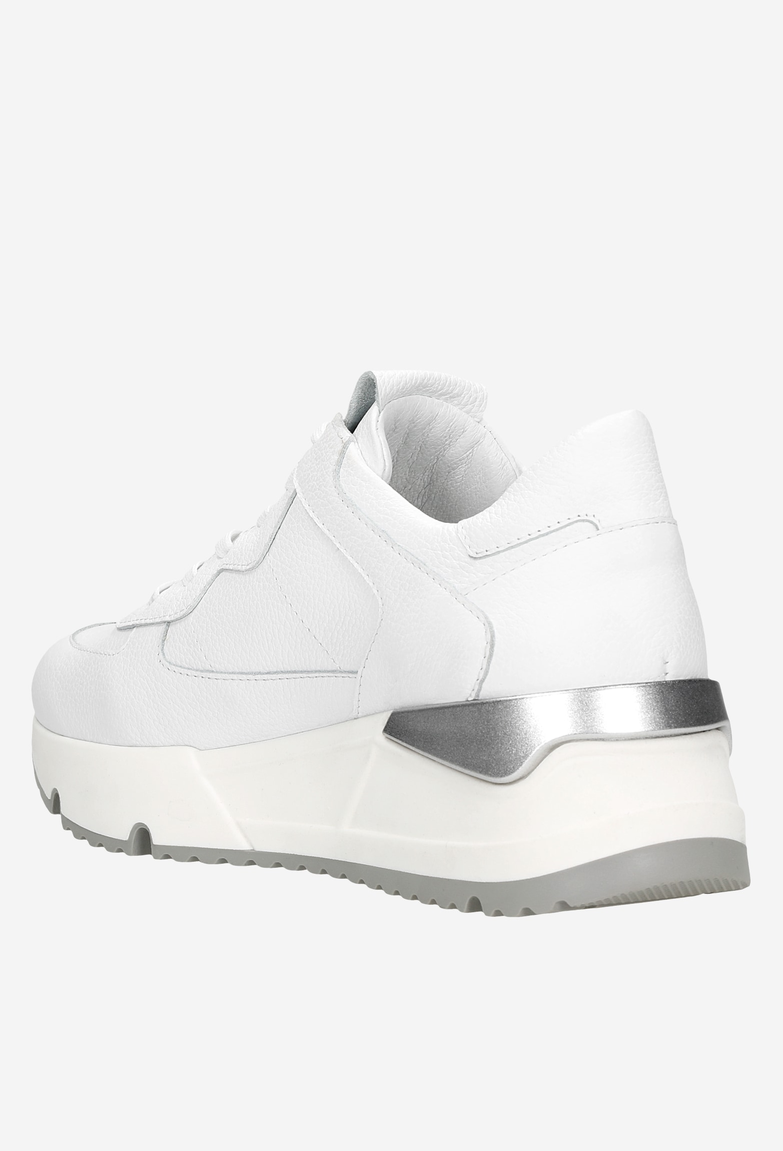 Czarne skórzane sneakersy damskie