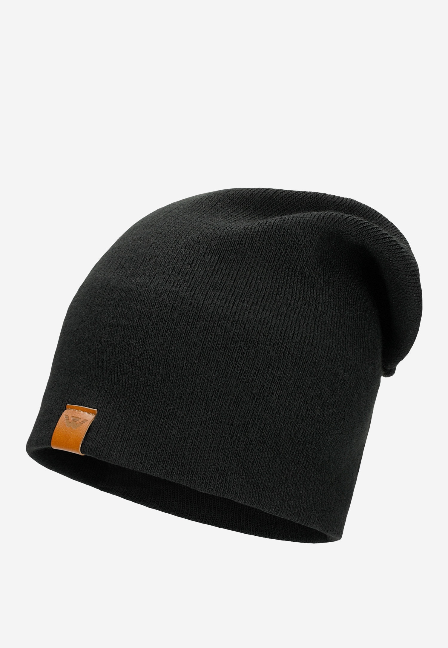 Szara czapka damska z akrylu i wełny