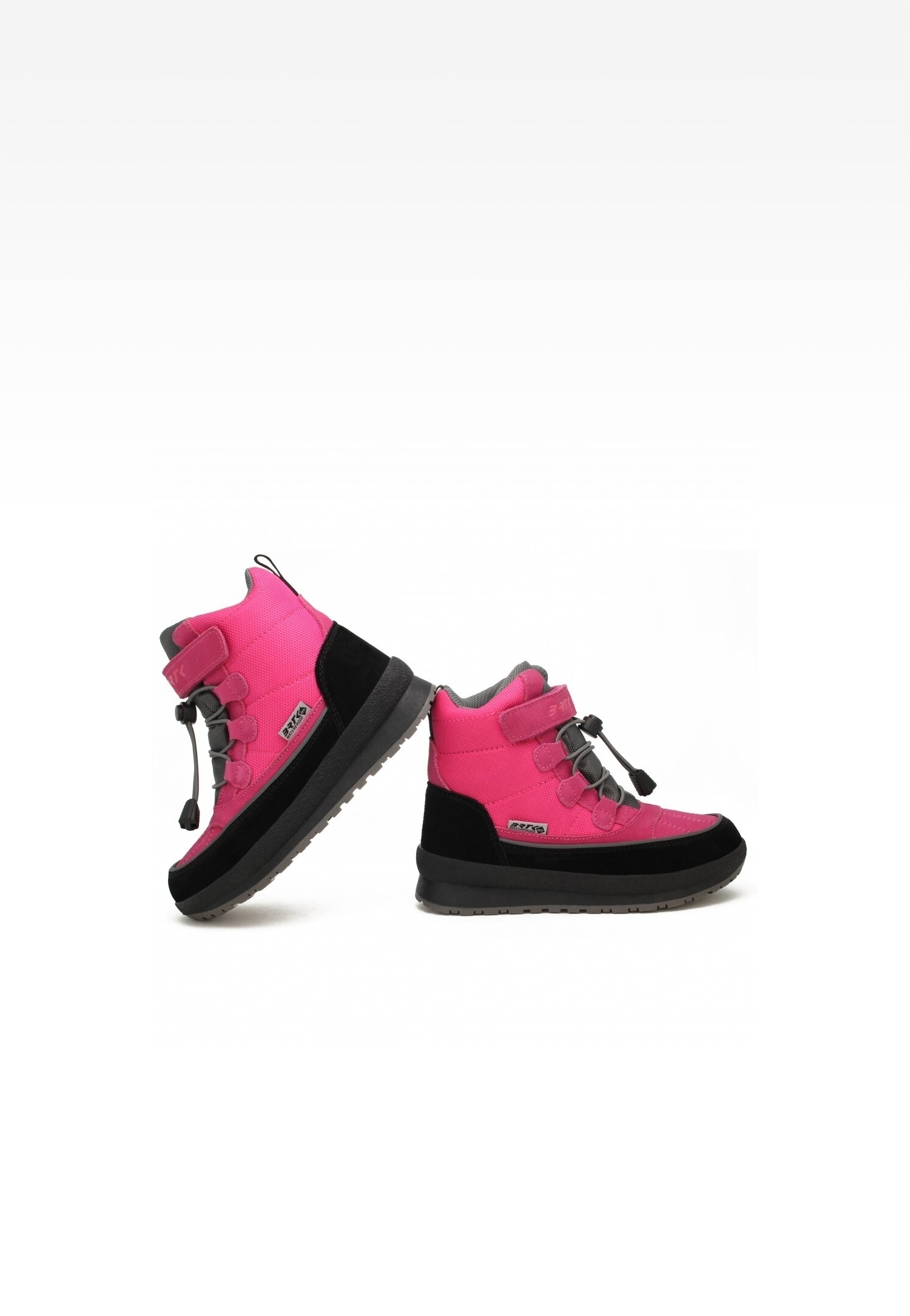 śniegowce BARTEK 14288002, dla dziewcząt, różowo-czarny