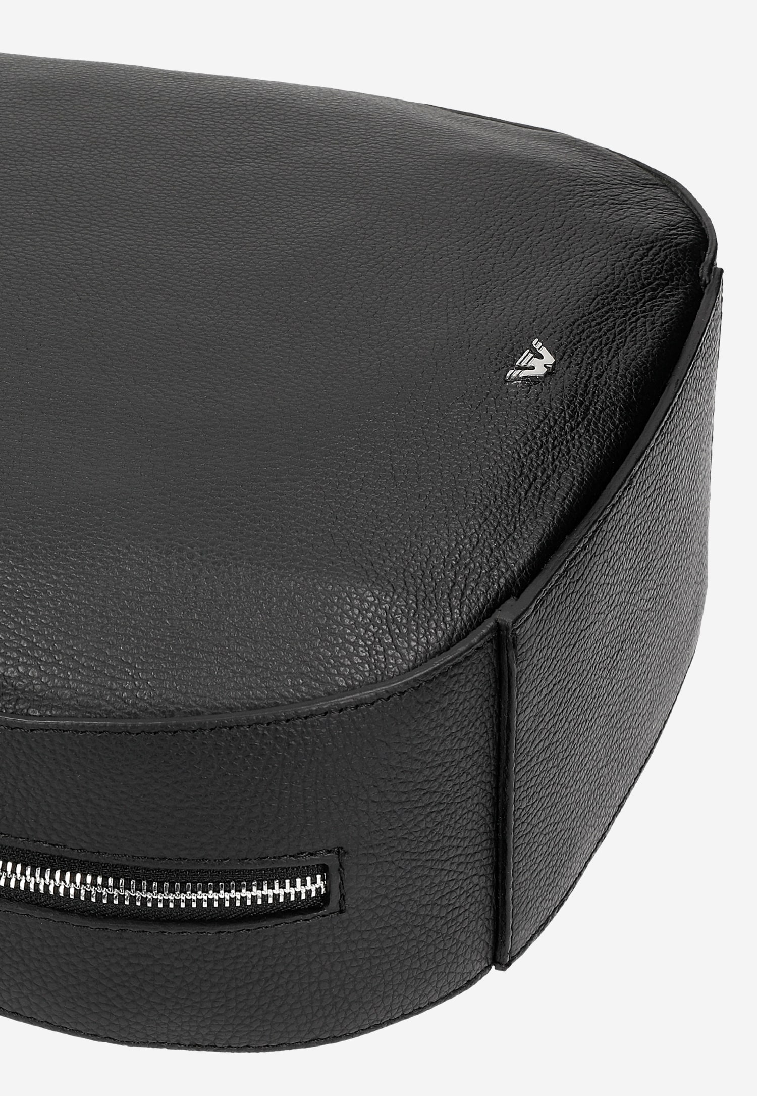 Duża skórzana torebka damska ze srebrnym logo